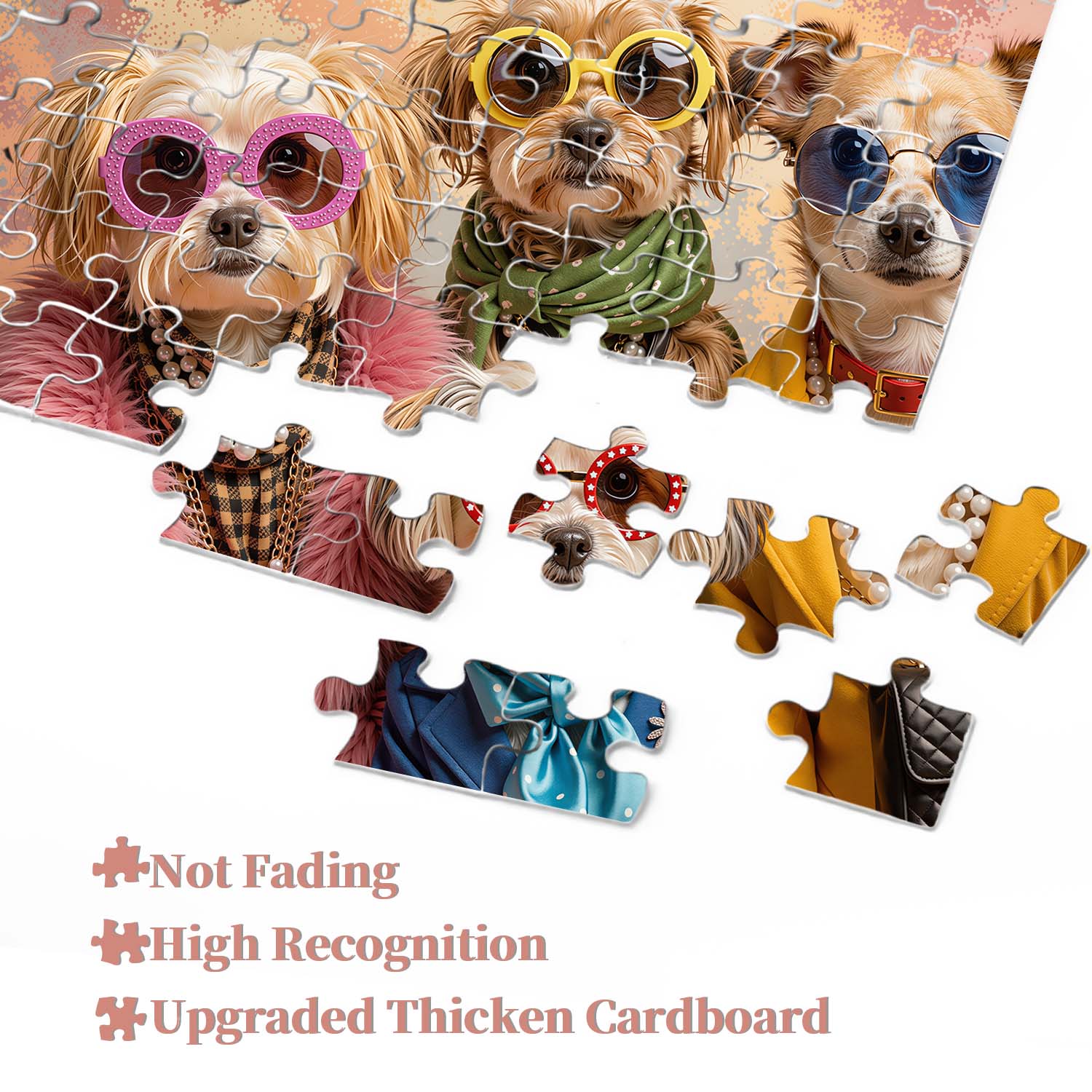 Pup Fashionistas Jigsaw Puzzle 1000 Piece