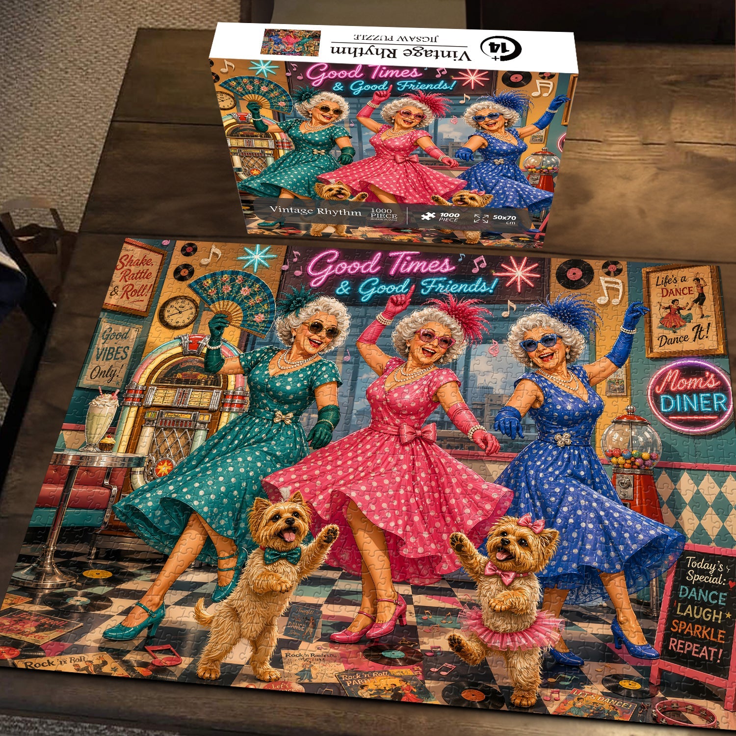 Vintage Rhythm Jigsaw Puzzle 1000 Piece