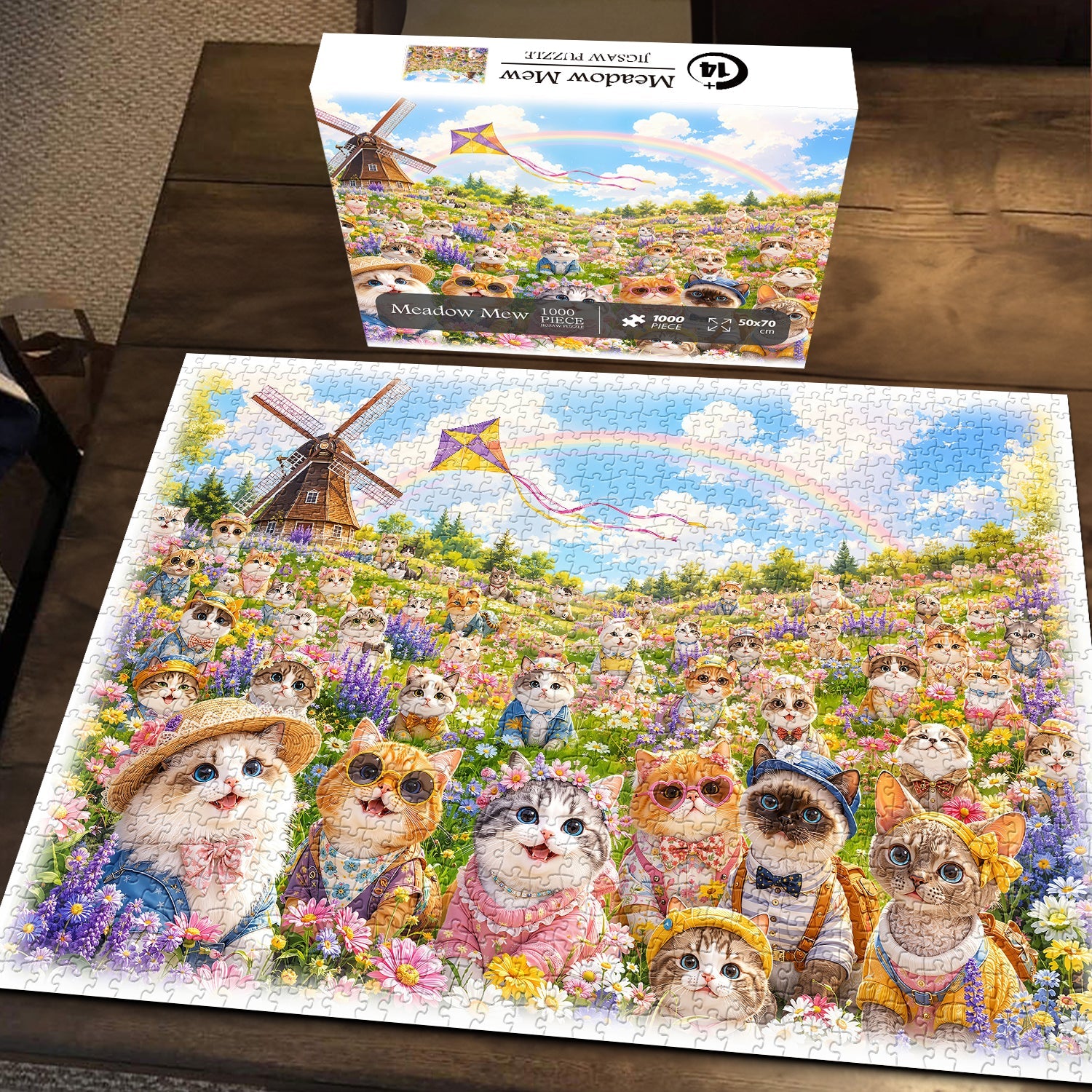 Meadow Mew Jigsaw Puzzle 1000 Piece