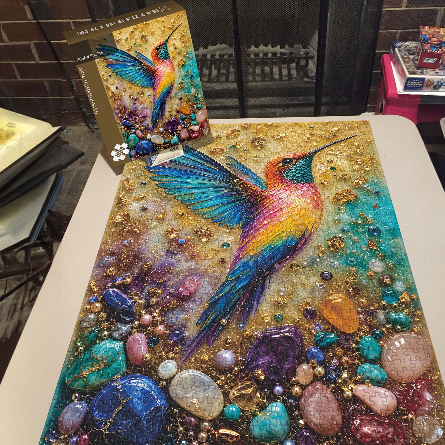 Gem Hummingbird Jigsaw Puzzle 1000 Piece