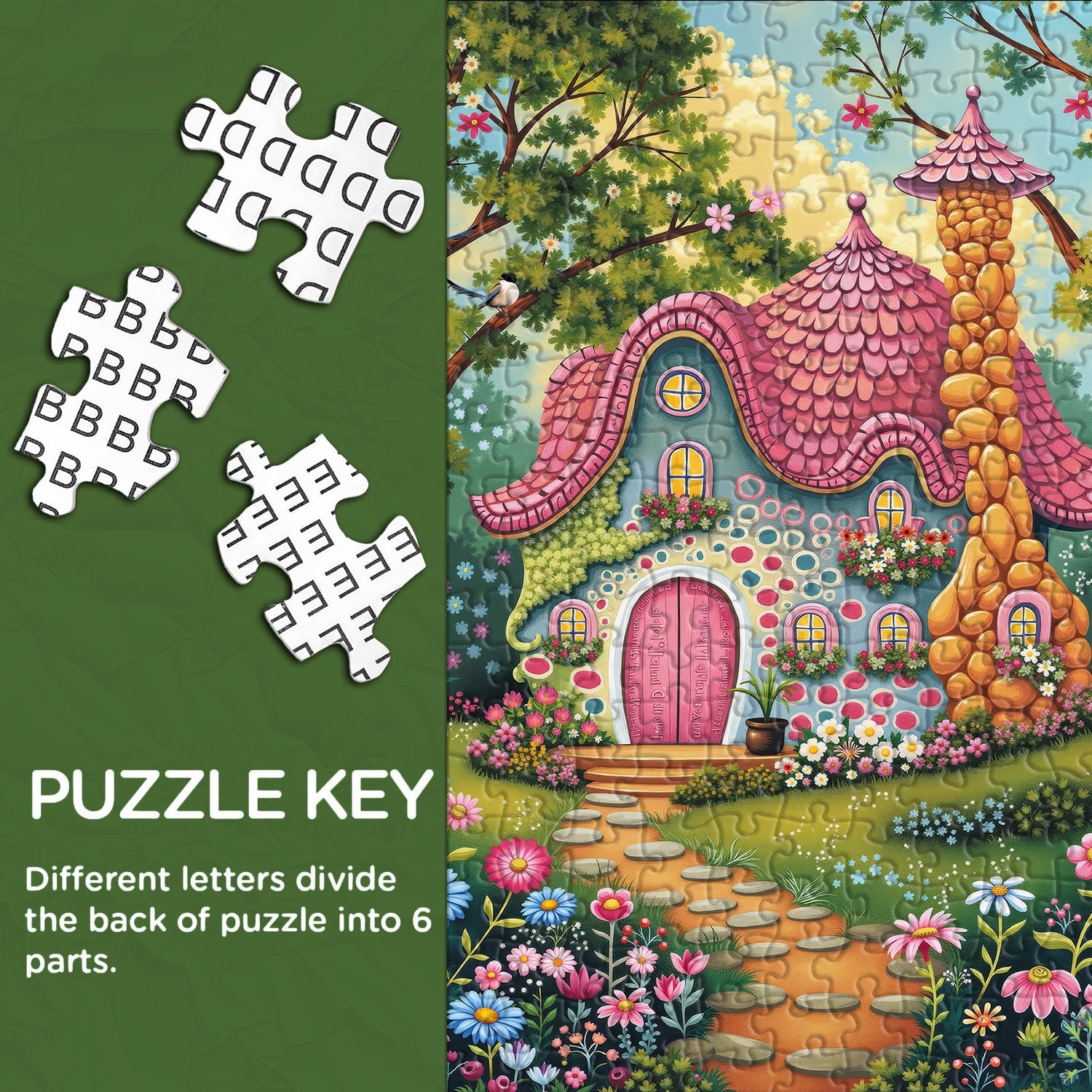 Fairy Tale Cottage Jigsaw Puzzle 1000 Pieces