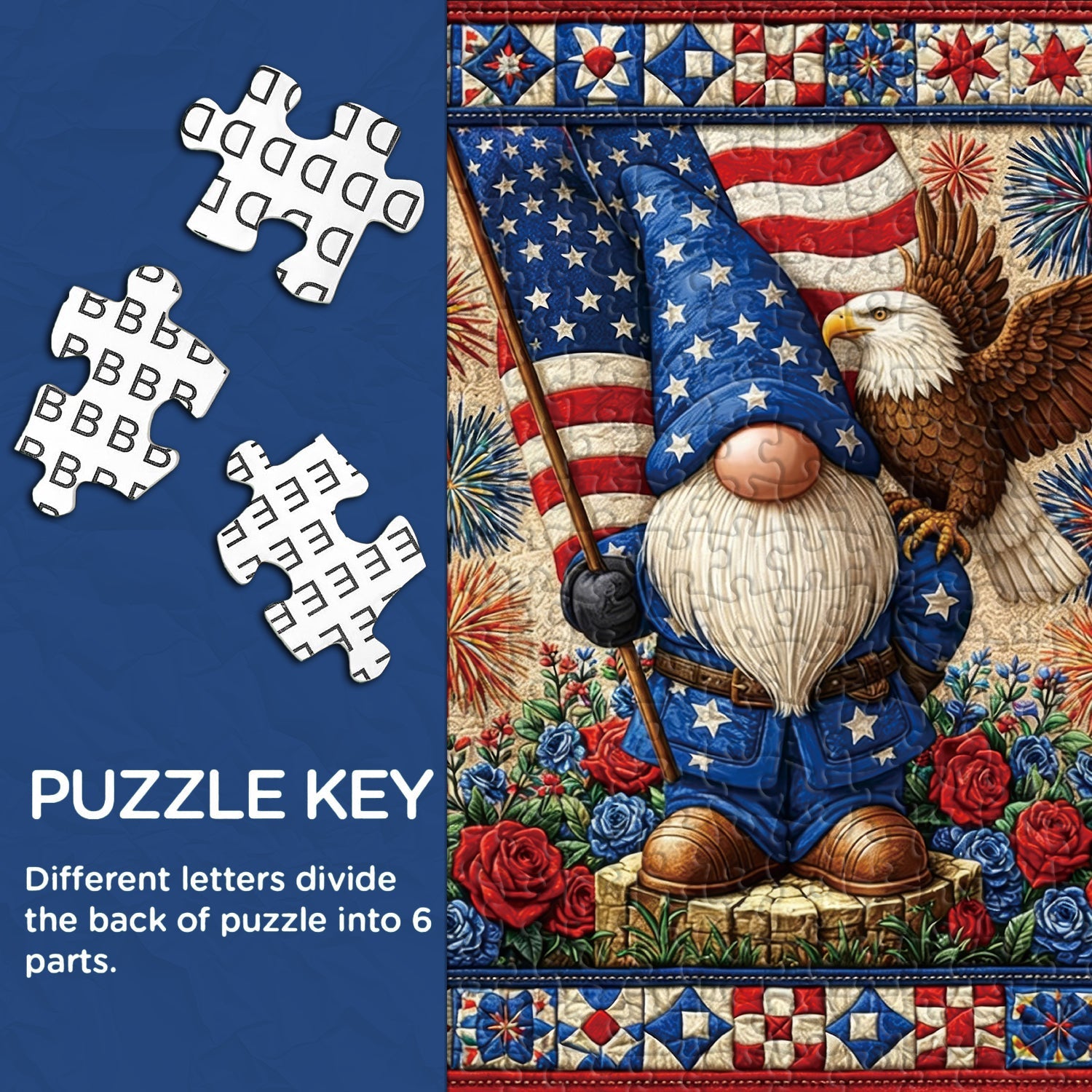 Puzzle 1000 pièces Star Spangled