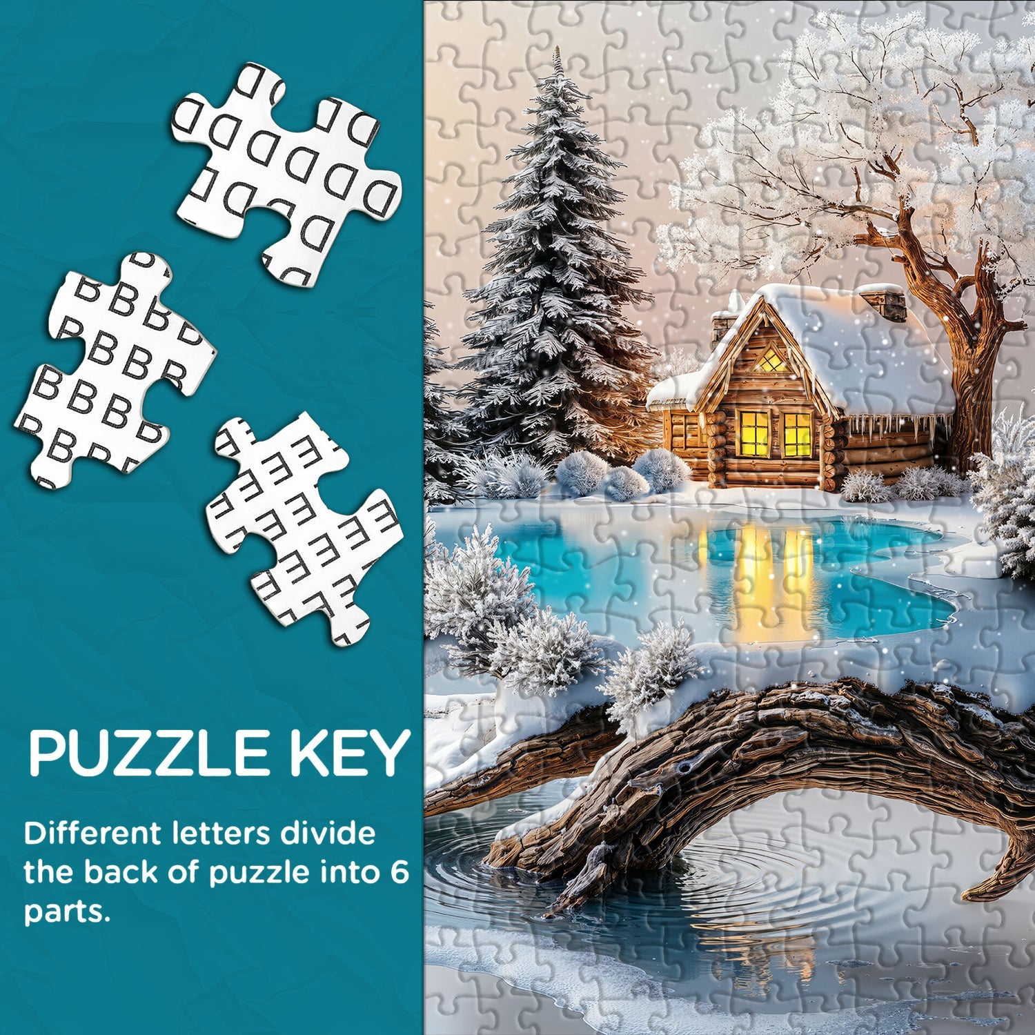 Winter's Secret Realm Jigsaw Puzzle 1000 Pieces