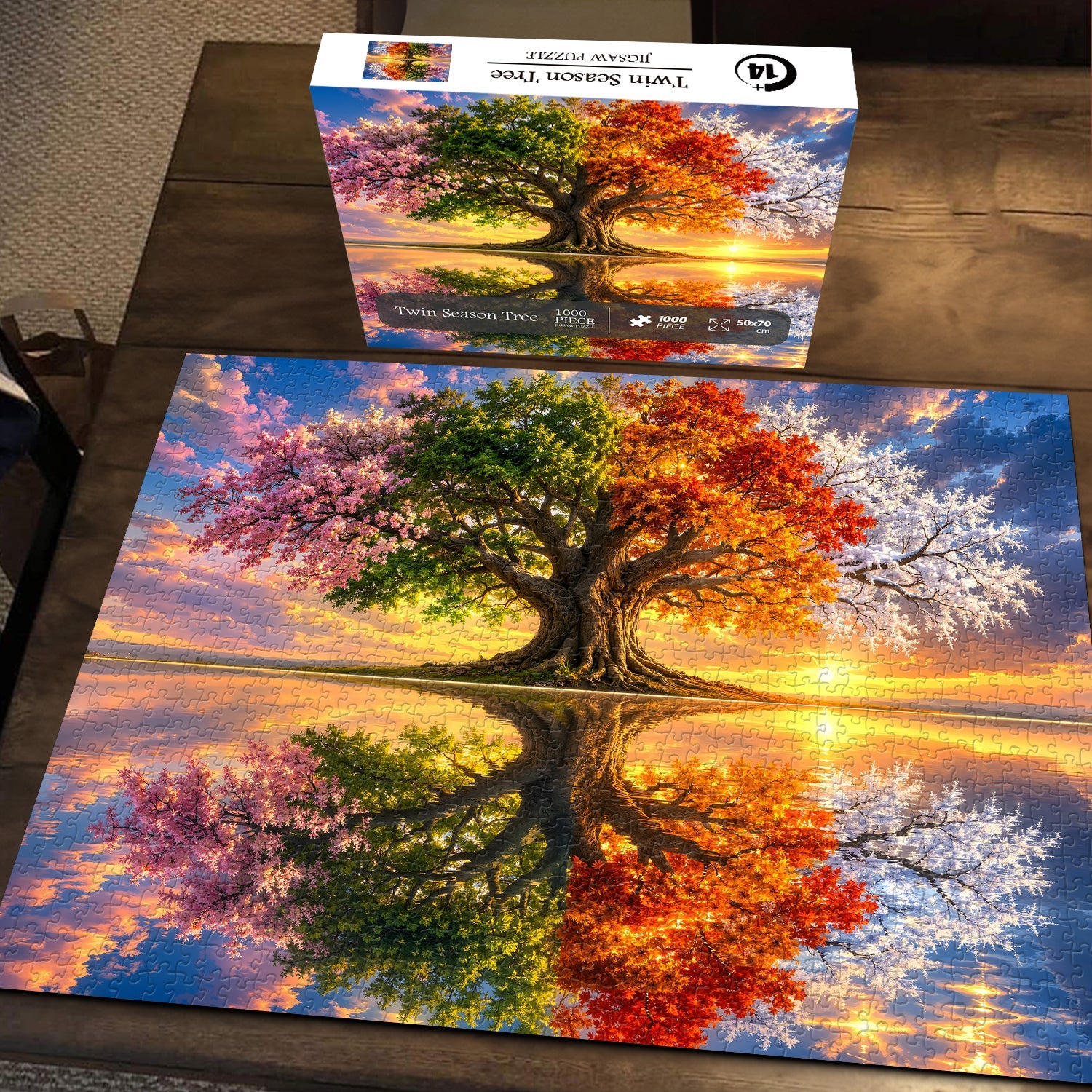 Twin Season Tree Jigsaw Puzzle 1000 Piece