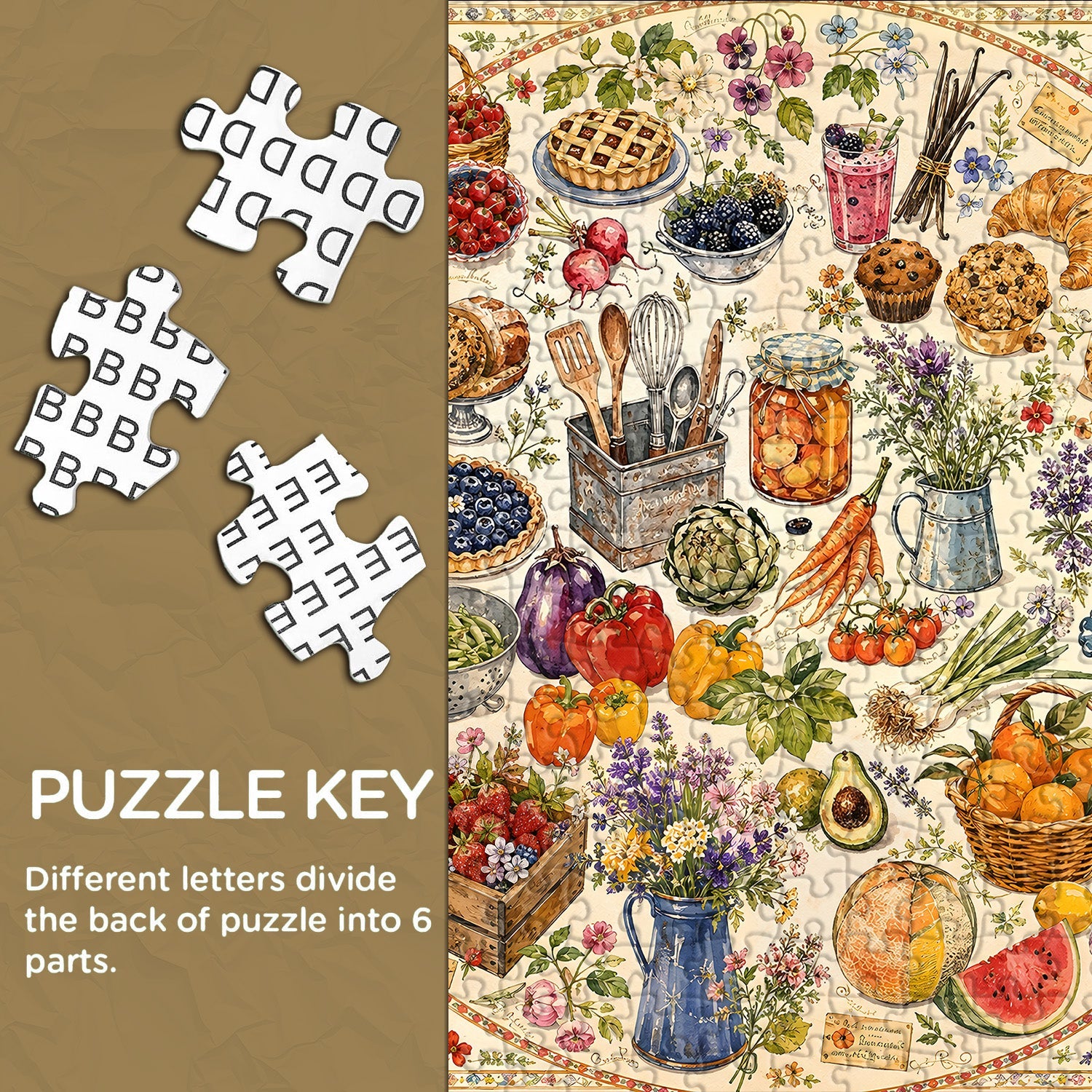 Bounty and Bloom Jigsaw Puzzle 1000 Piece