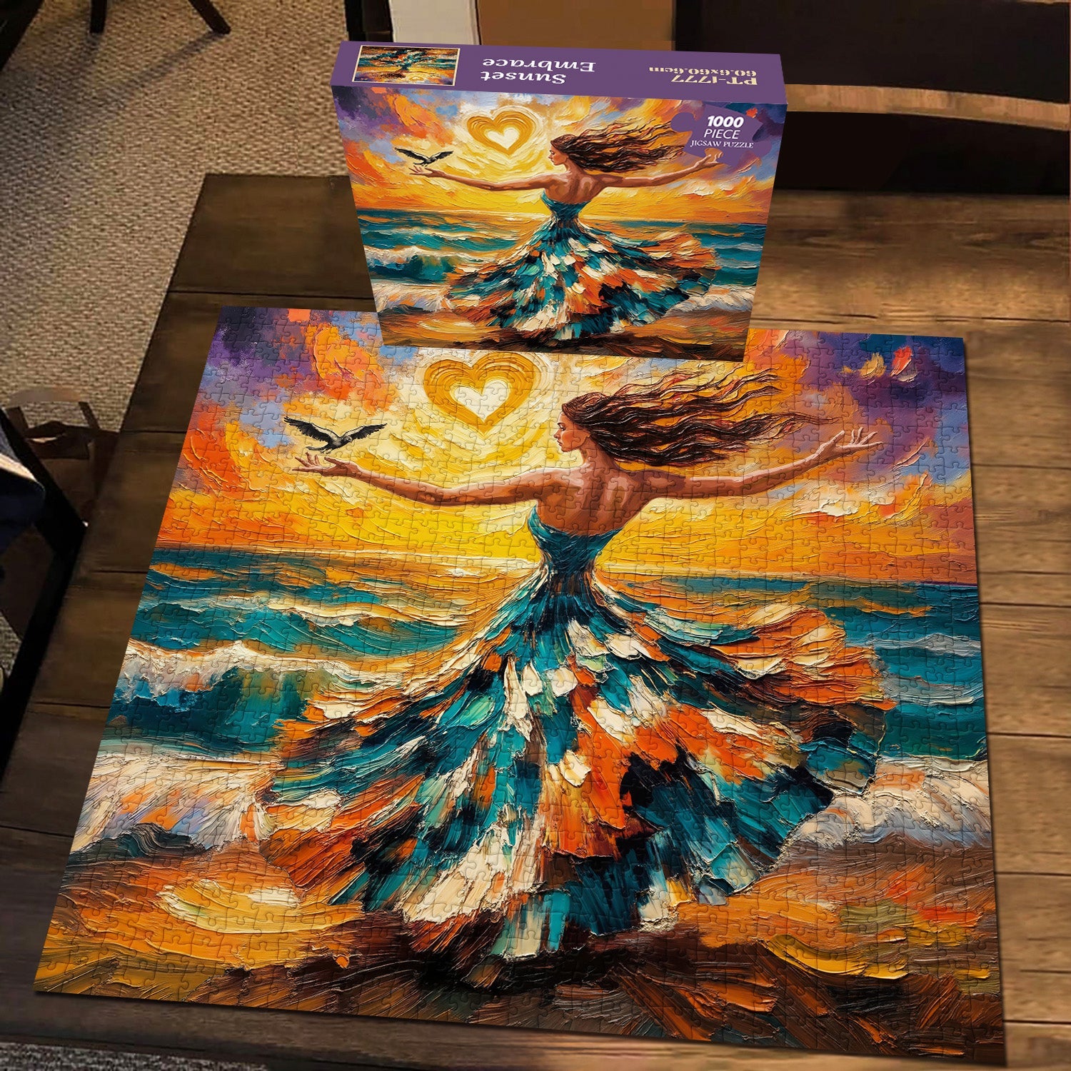 Sunset Embrace Jigsaw Puzzle 1000 Pieces