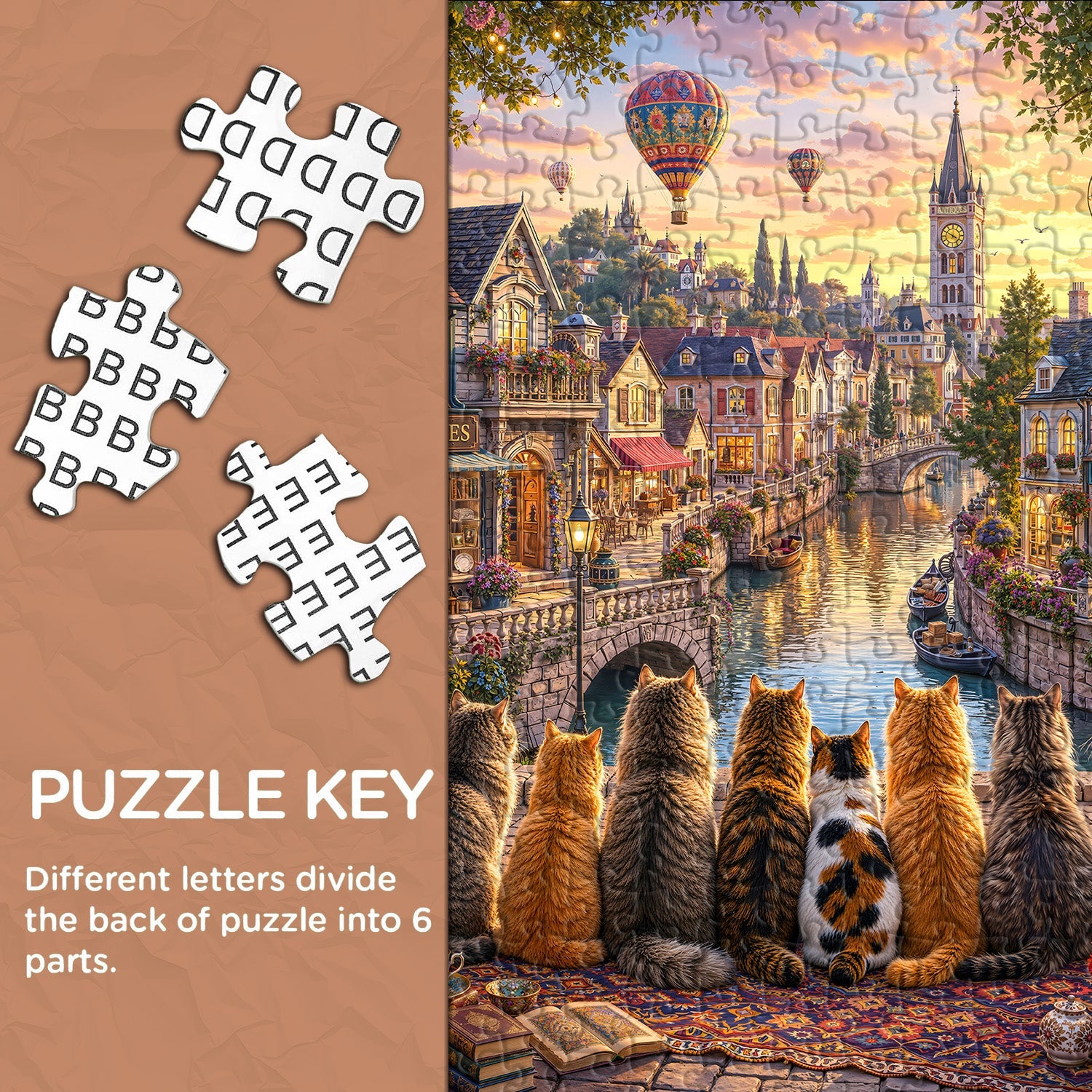 Riverside Whiskers Jigsaw Puzzle 1000 Piece