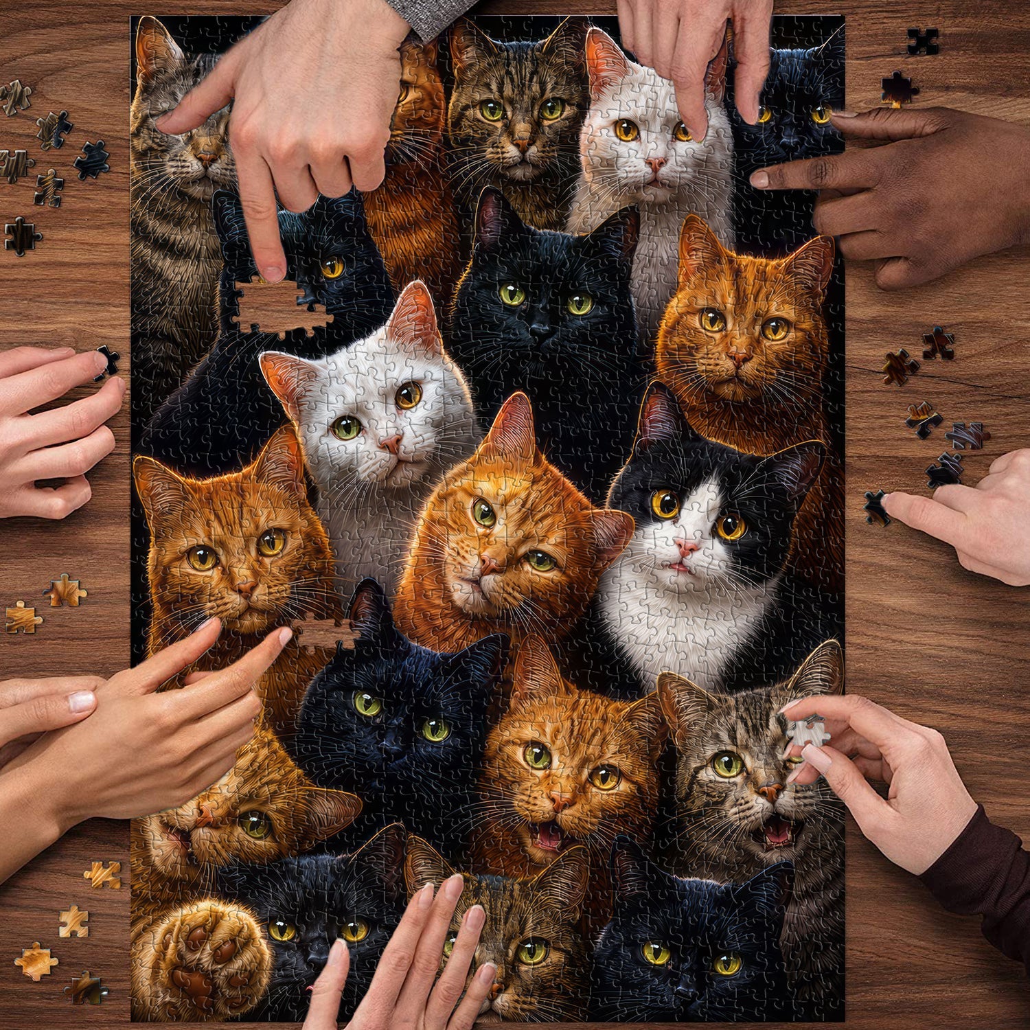 The Cat Army Jigsaw Puzzle 1000 Piece