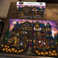 Halloween Carnival Mansion Jigsaw Puzzle 1000 Pieces