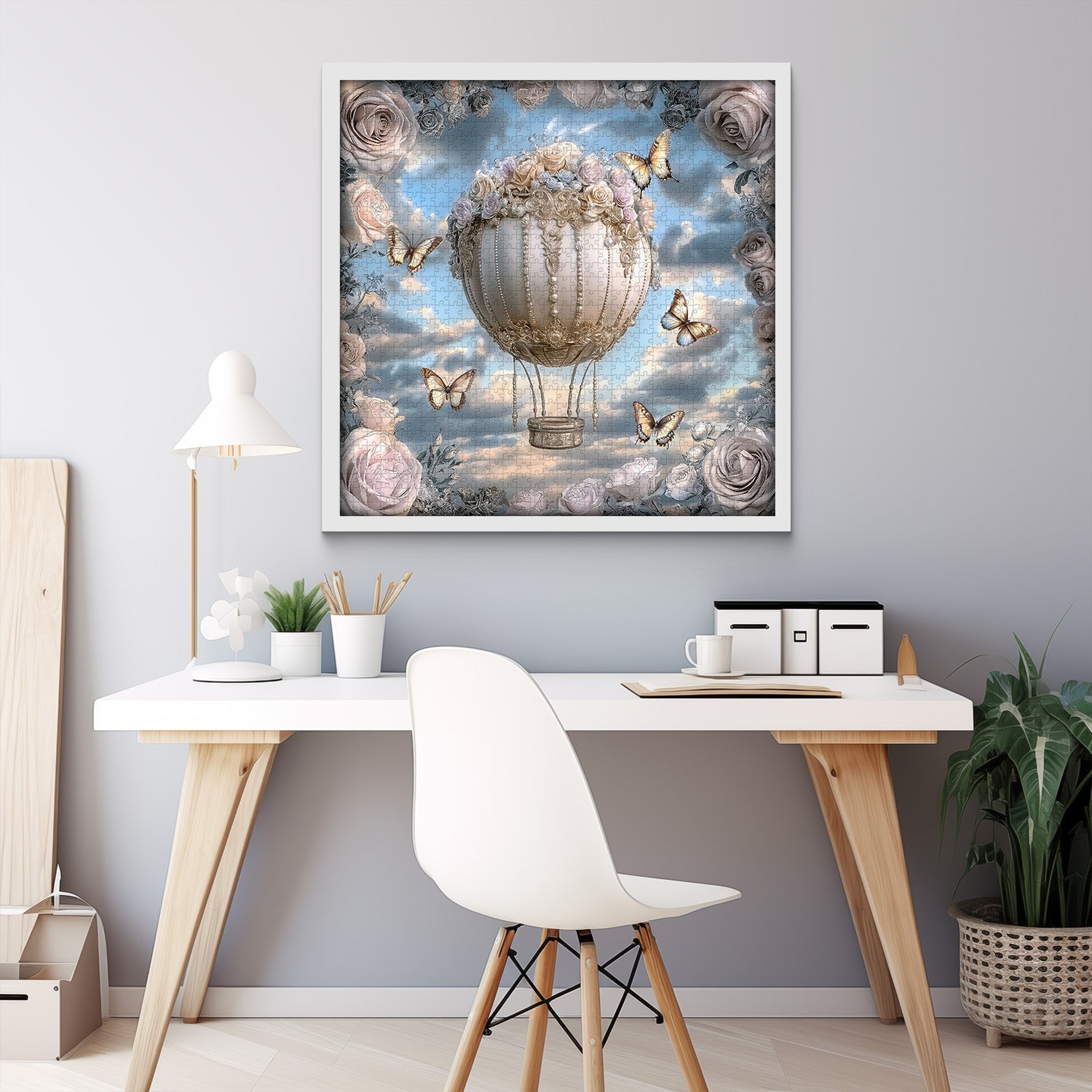 Fantasy-Heißluftballon-Puzzle, 1000 Teile