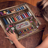 Colorful Sewing Cabinet Jigsaw Puzzles 1000 Pieces