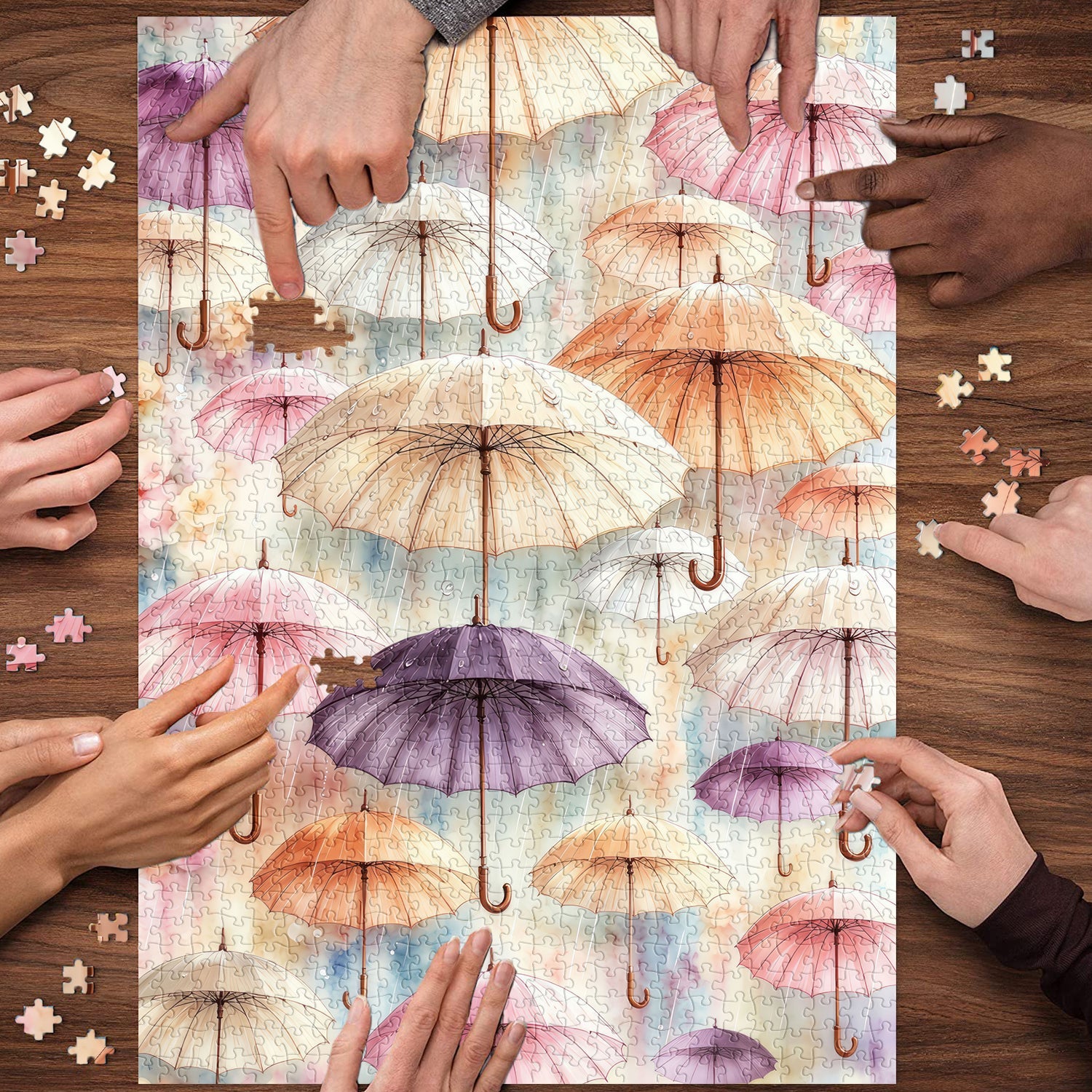 Rainy Pastels Jigsaw Puzzle 1000 Piece
