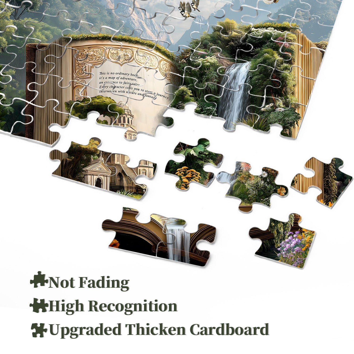Dreamlike Book Realm Jigsaw Puzzle 1000 Pieces