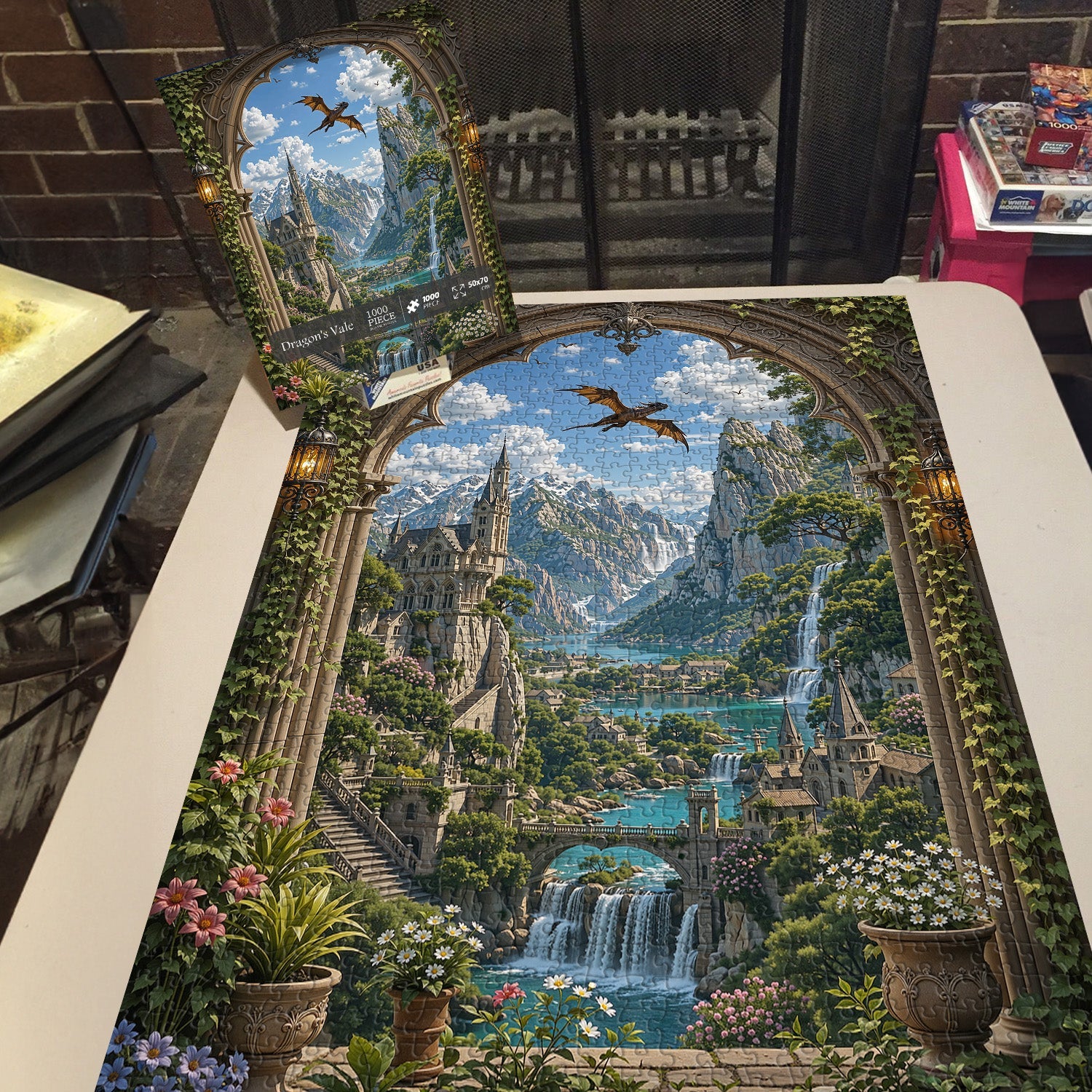 Dragon's Vale Jigsaw Puzzle 1000 Pieces