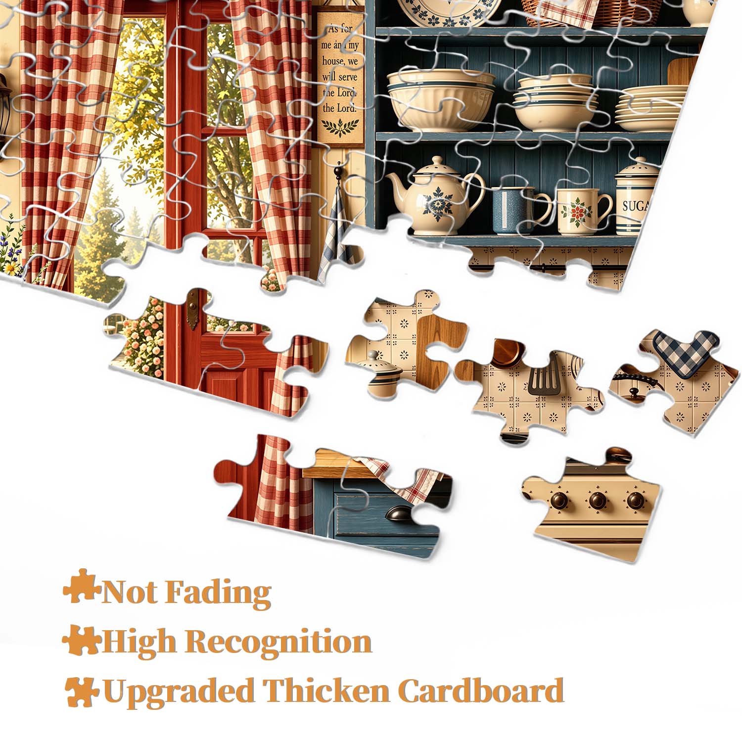 Country Cottage Kitchen Jigsaw Puzzle 1000 Piece