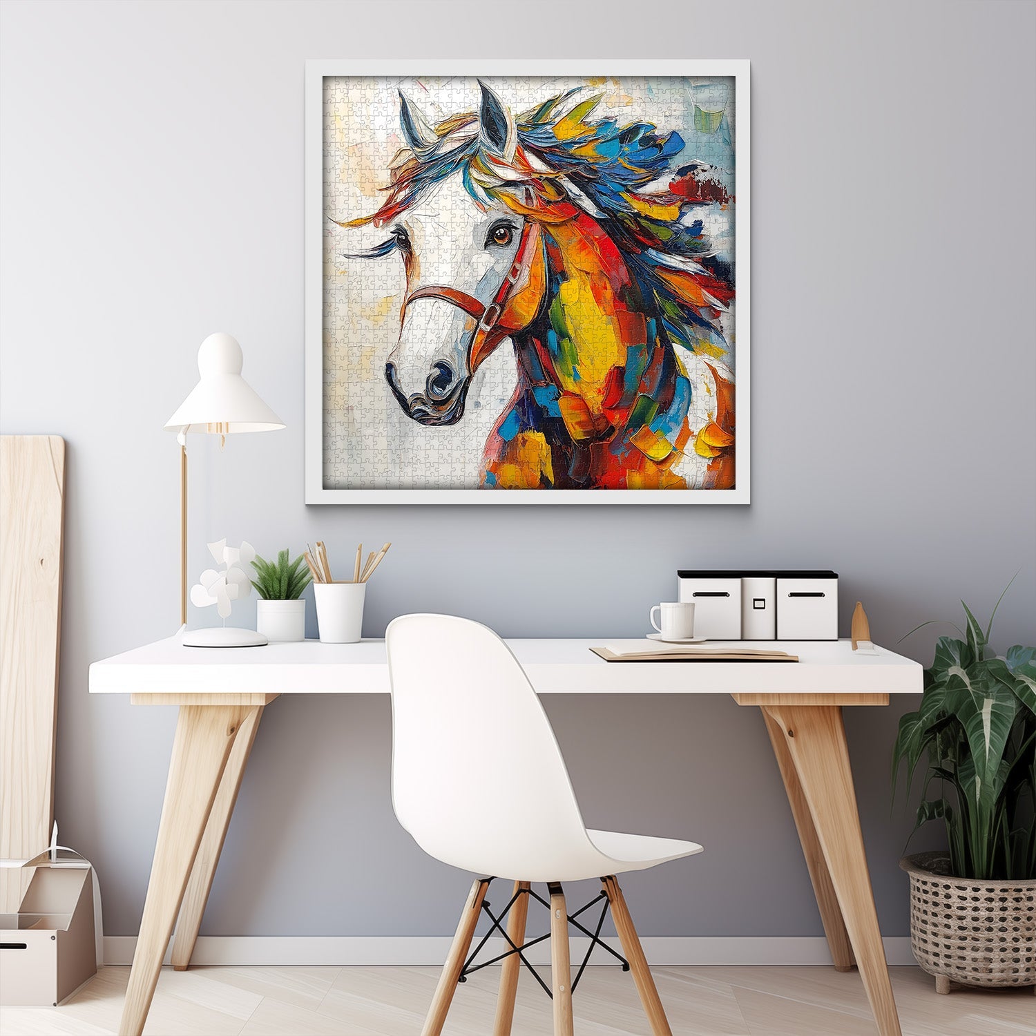 Puzzle „Gemaltes Pferd“ 1000 Teile