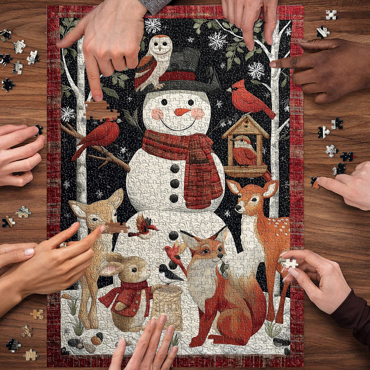 Joyful Snowy Jigsaw Puzzles 1000 Pieces