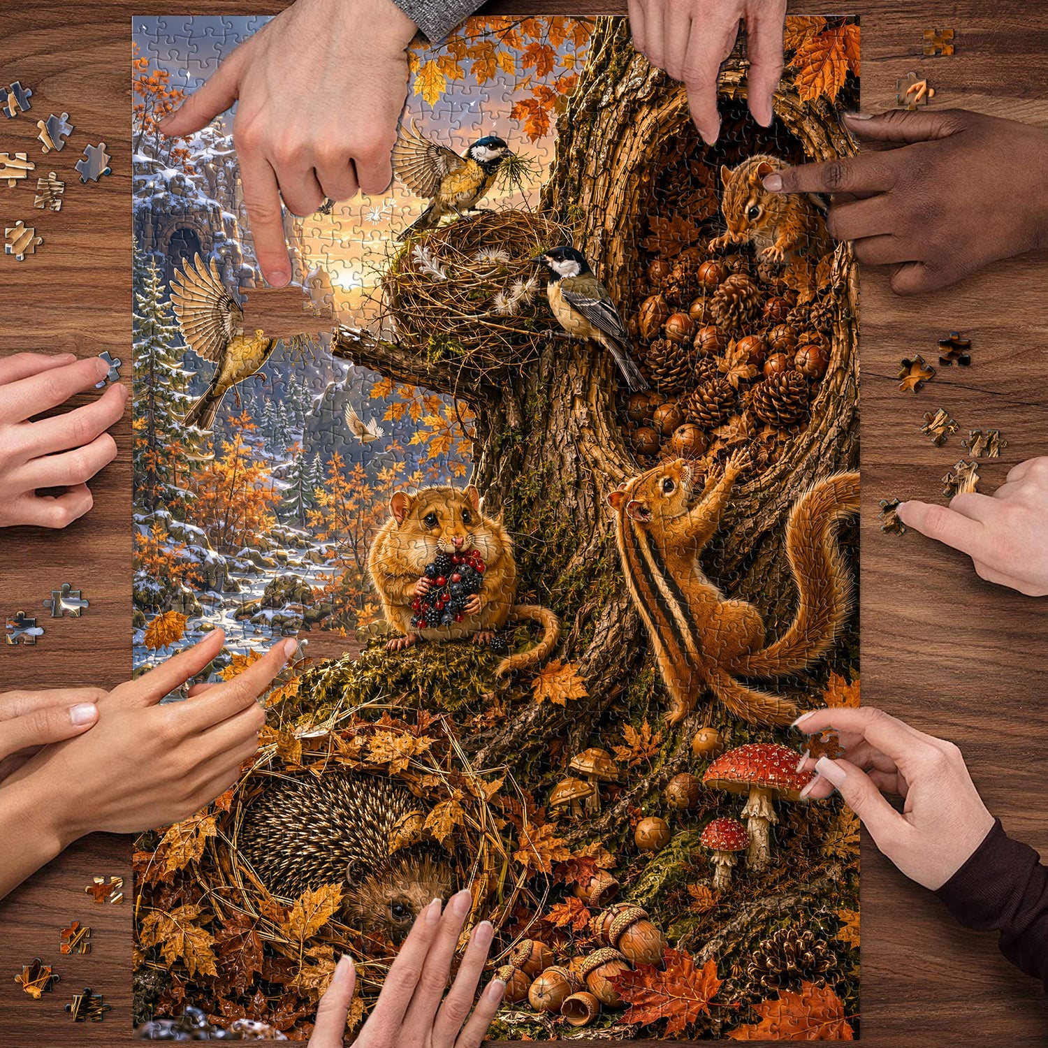 Preparations Before Winter Jigsaw Puzzle 1000 Pieces
