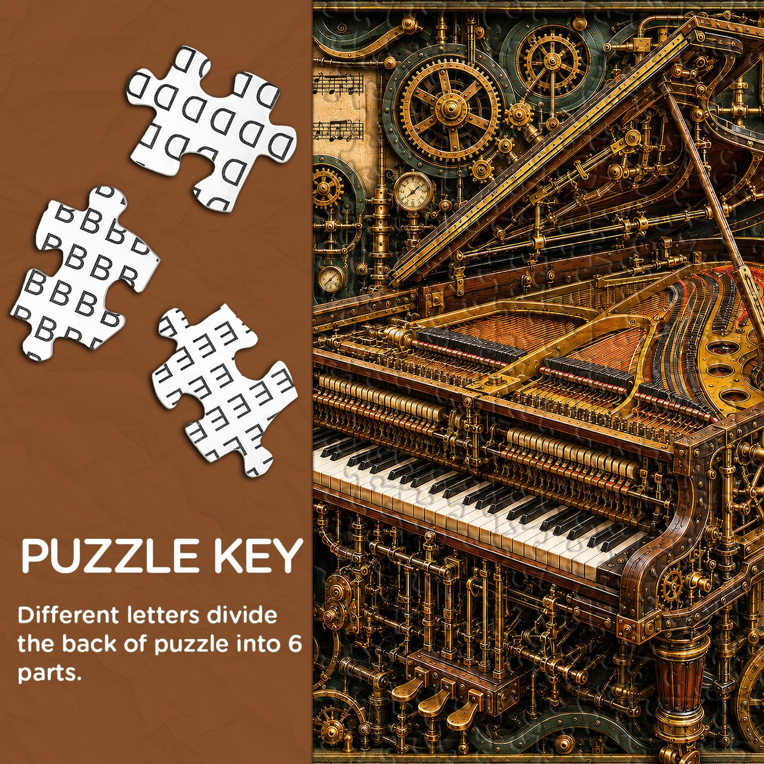 Clockwork Piano Jigsaw Puzzle 1000 Pieces
