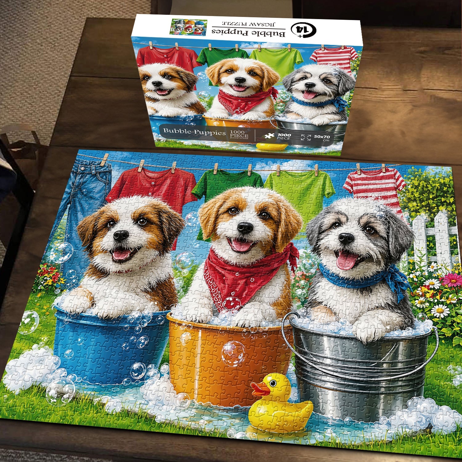 Bubble Puppies Jigsaw Puzzle 1000 Piece
