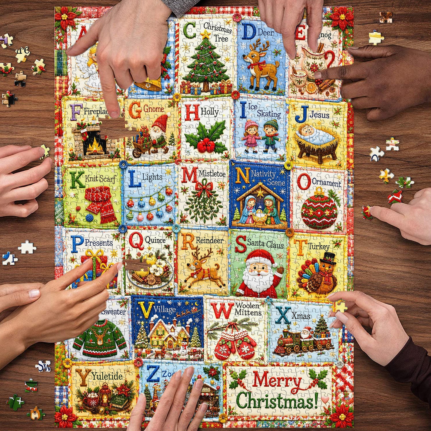 Christmas Letter Collection Jigsaw Puzzle 1000 Piece
