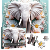 Graceful Elephant Jigsaw Puzzle 1000 Pieces