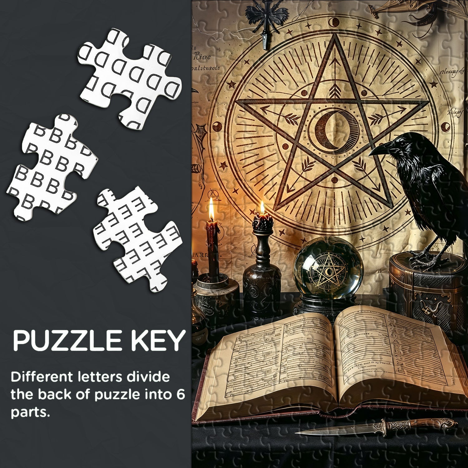 Raven Arcana Jigsaw Puzzle 1000 Piece