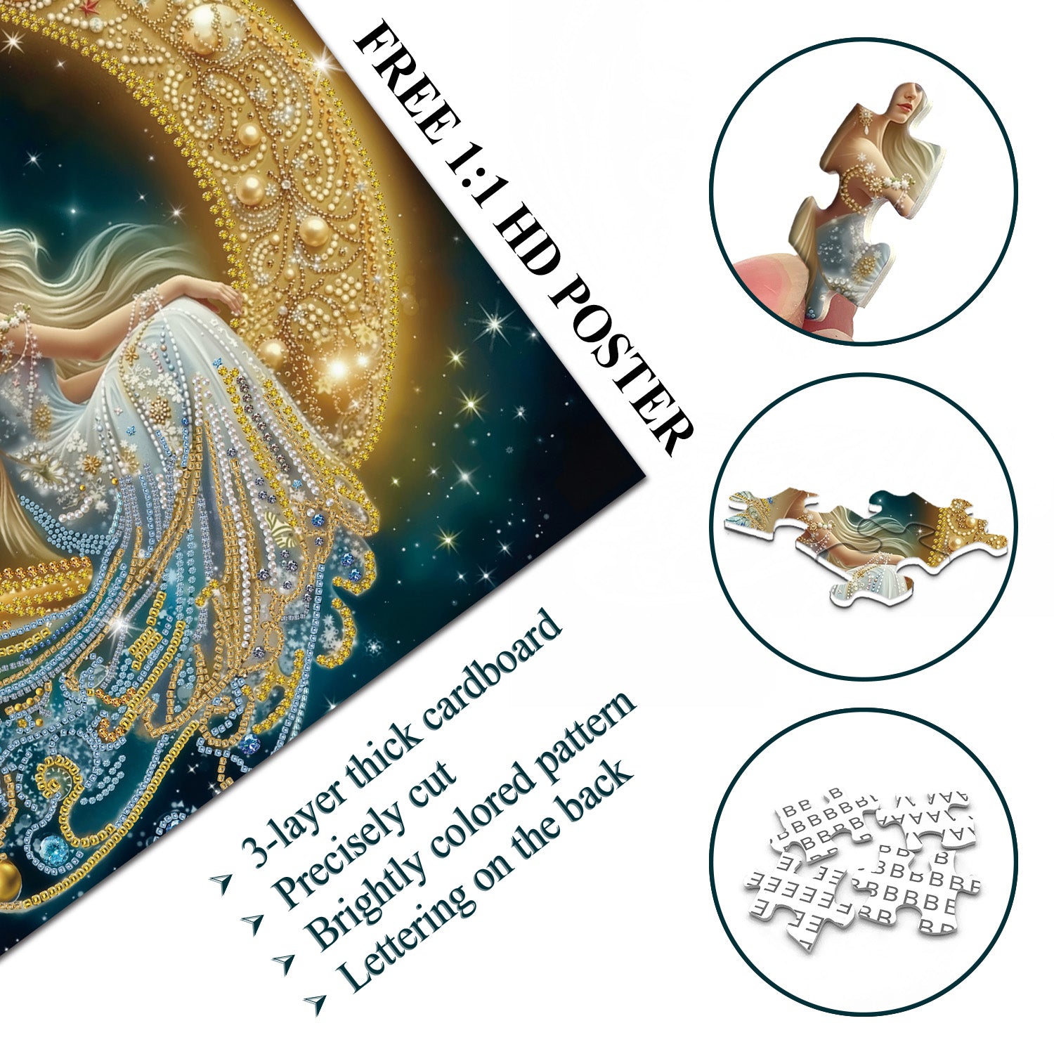 Moonlit Fairy Jigsaw Puzzles 1000 Pieces