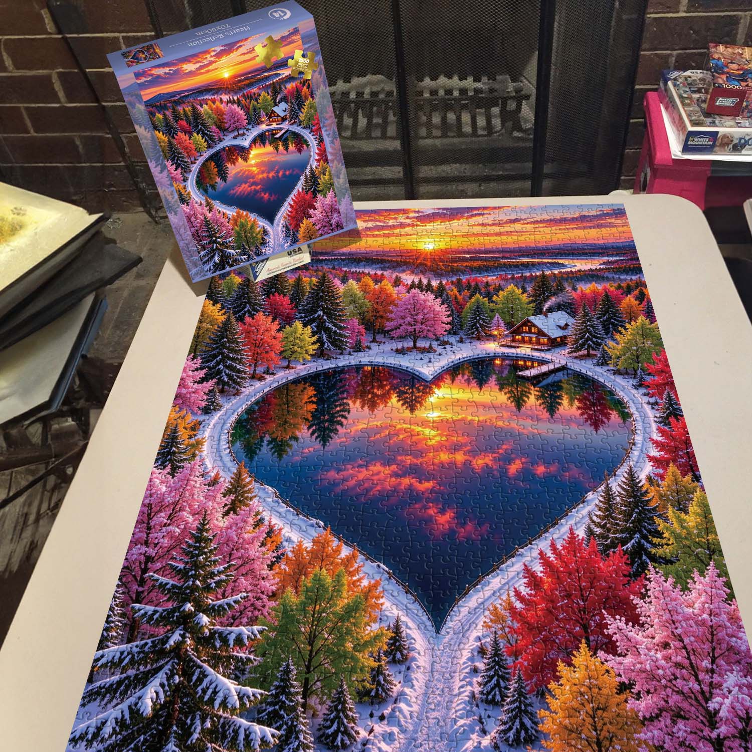 Heart's Reflection Jigsaw Puzzle 1000 Pieces