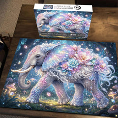 Mystic Floral Elephant Jigsaw Puzzle 1000 Piece