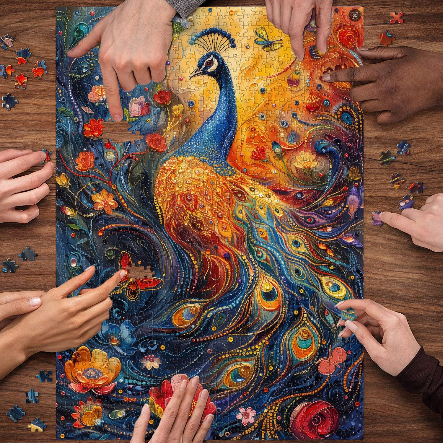 Flowing Gold Jigsaw Puzzle 1000 Pieces