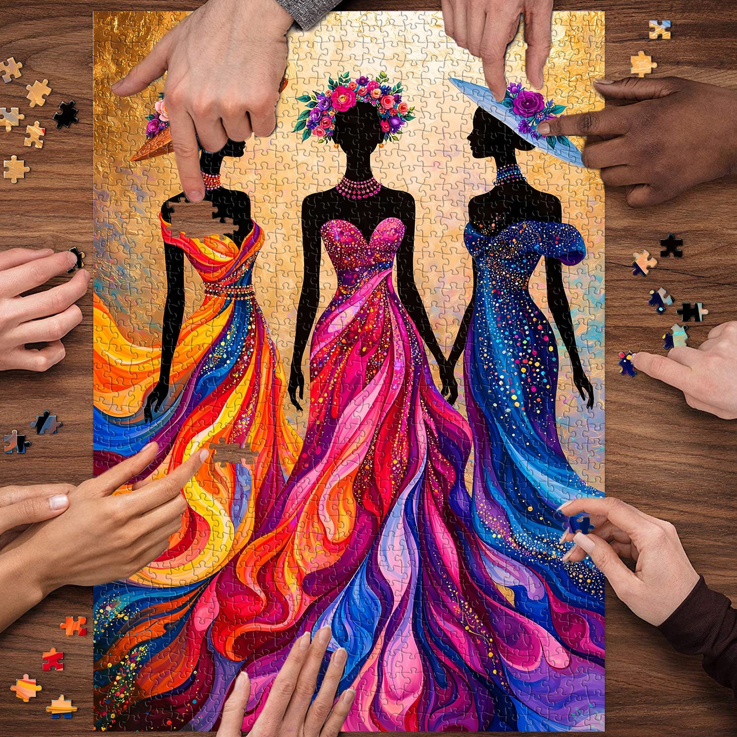 Elegant Women Jigsaw Puzzle 1000 Pieces