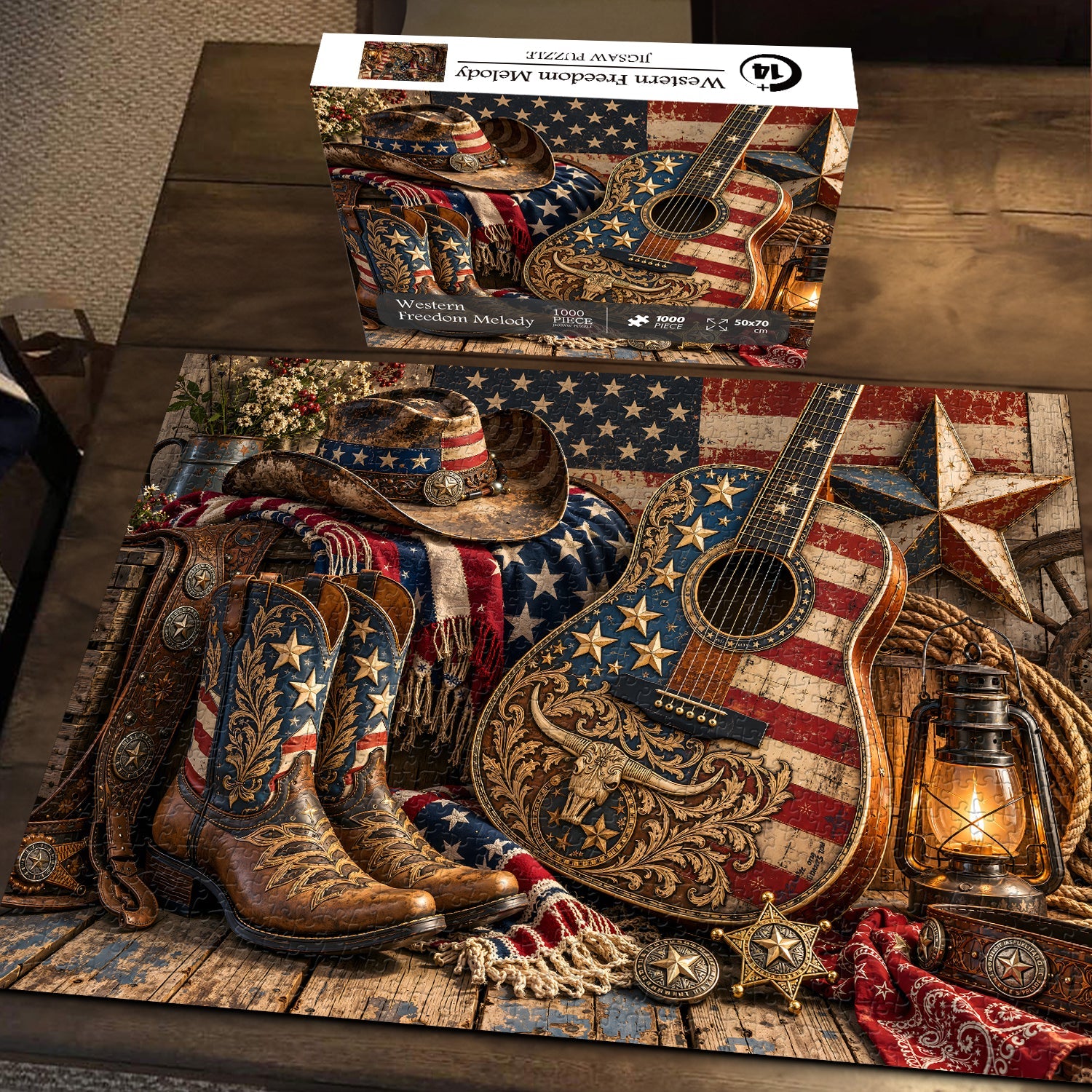 Western Freedom Melody Jigsaw Puzzle 1000 Pieces