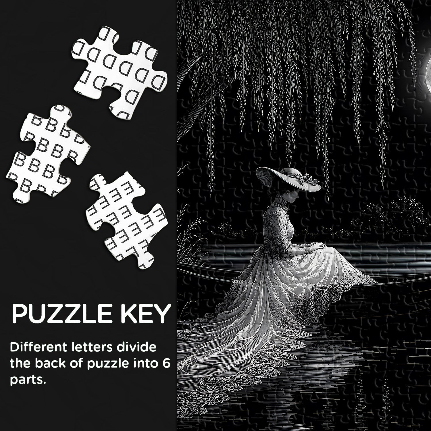 Moonlit Serenity Jigsaw Puzzle 1000 Piece