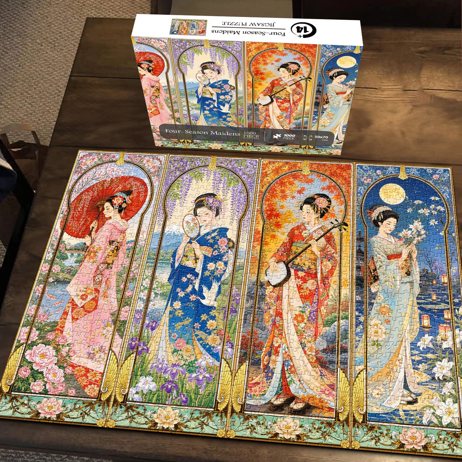 Four‑Season Maidens Jigsaw Puzzle 1000 Piece
