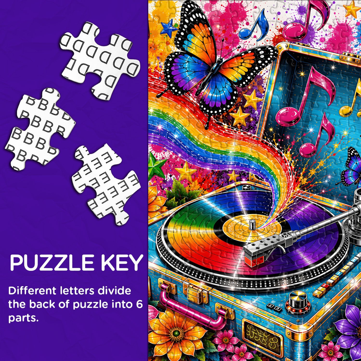 Rainbow Melody Jigsaw Puzzle 1000 Piece