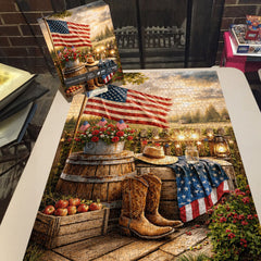 Americana Sunset Jigsaw Puzzle 1000 Piece