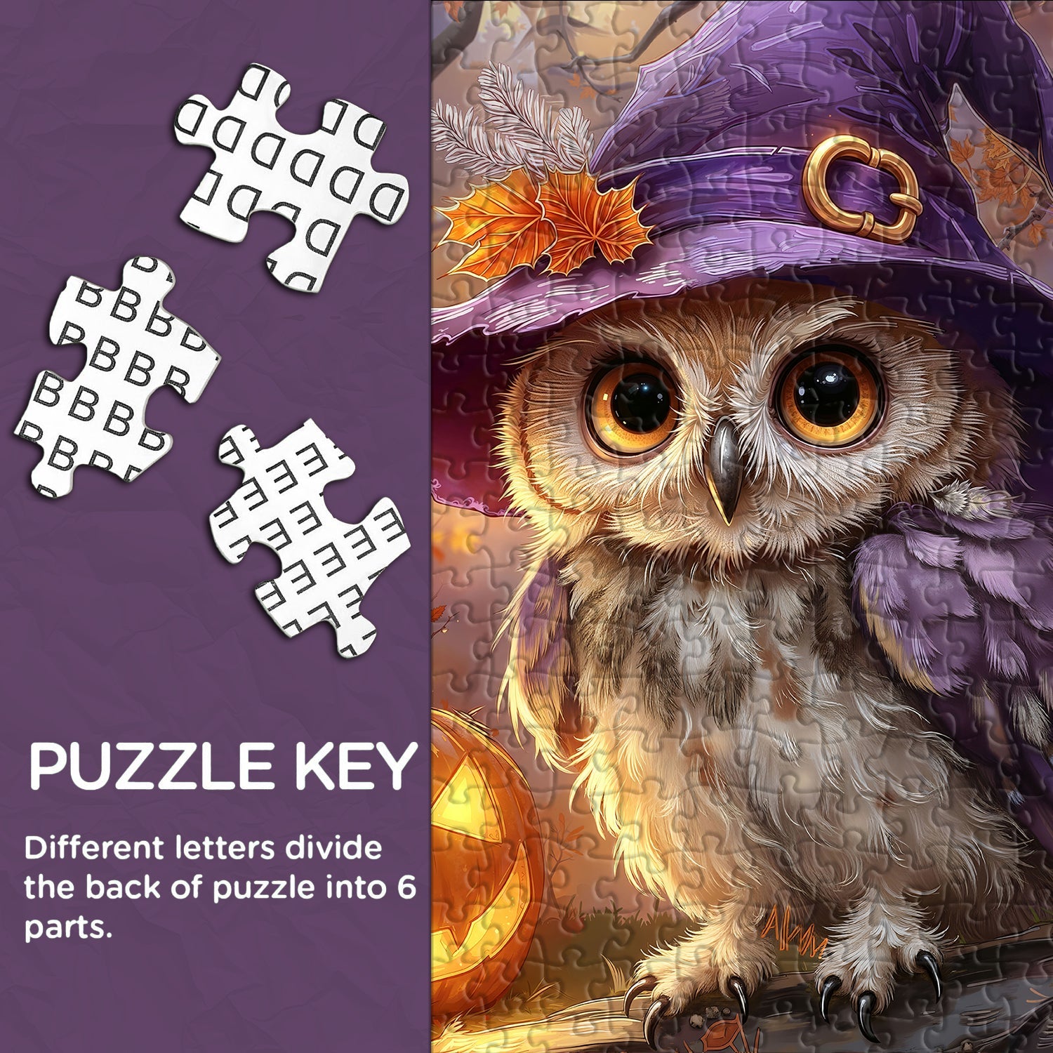 Pumpkin Mage Jigsaw Puzzle 1000 Piece