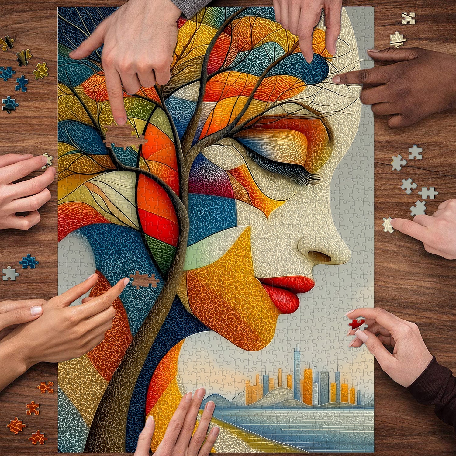 Growing Visage Jigsaw Puzzle 1000 Pieces