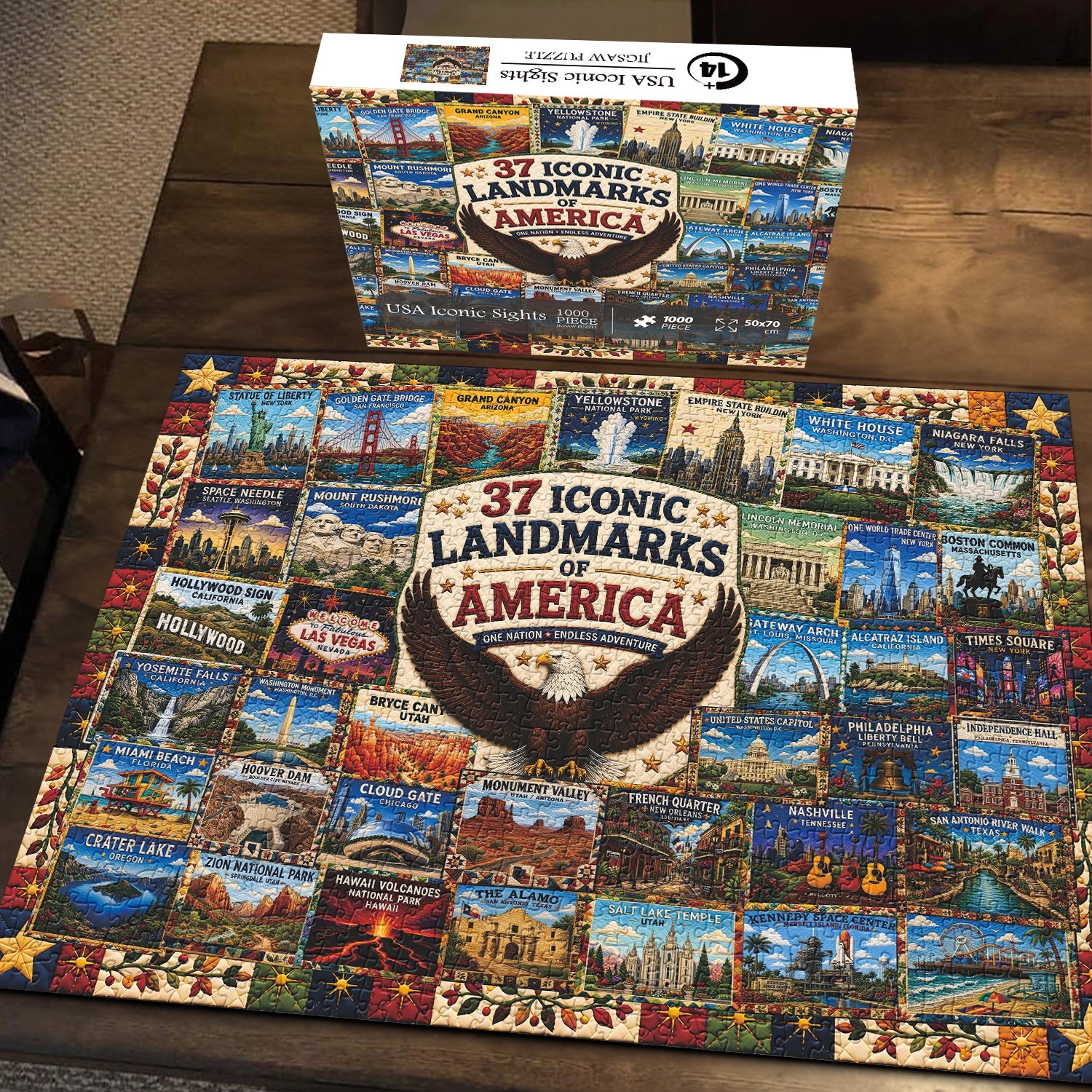 Iconic Sights Jigsaw Puzzle 1000 Piece
