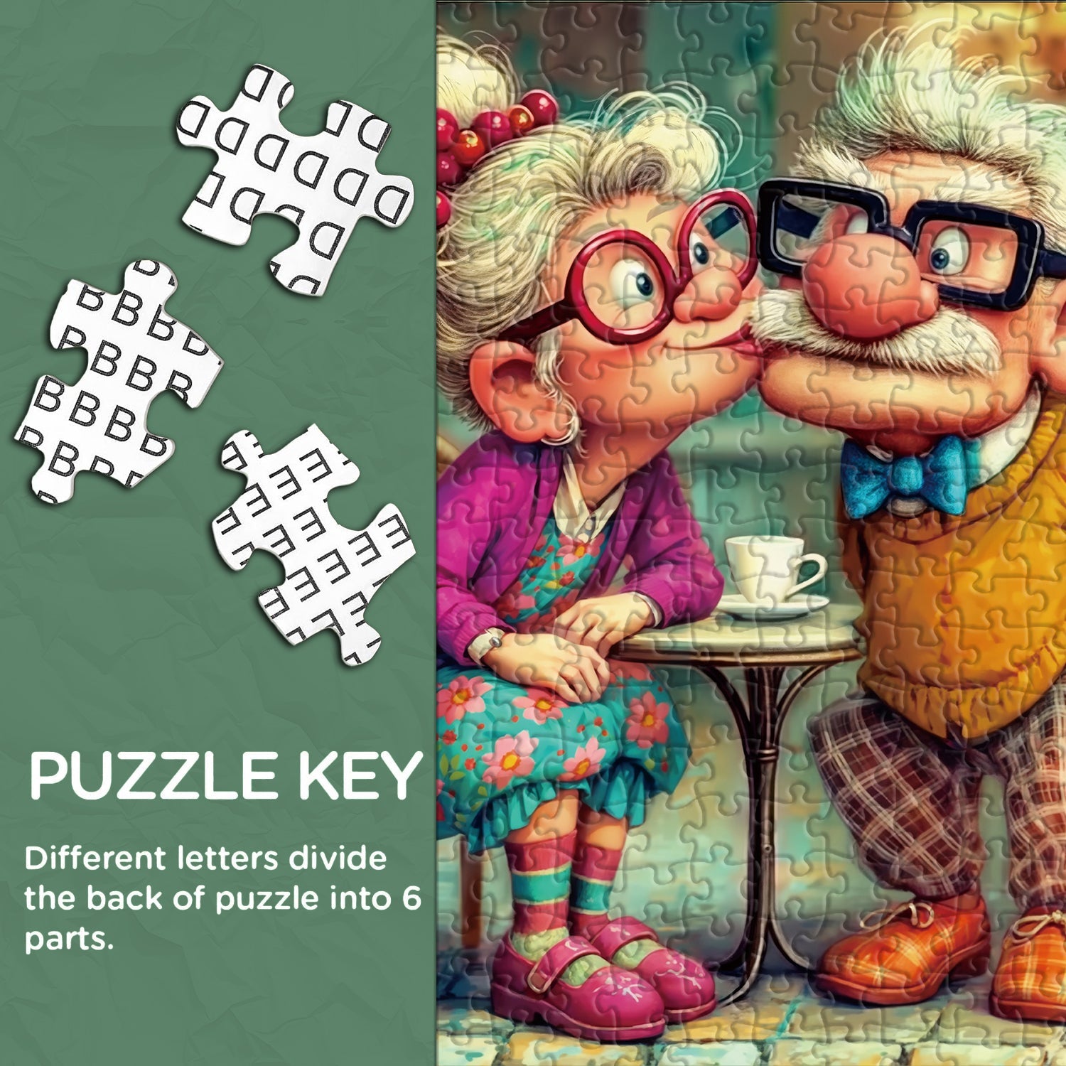Aging Sweethearts Jigsaw Puzzle 1000 Pieces