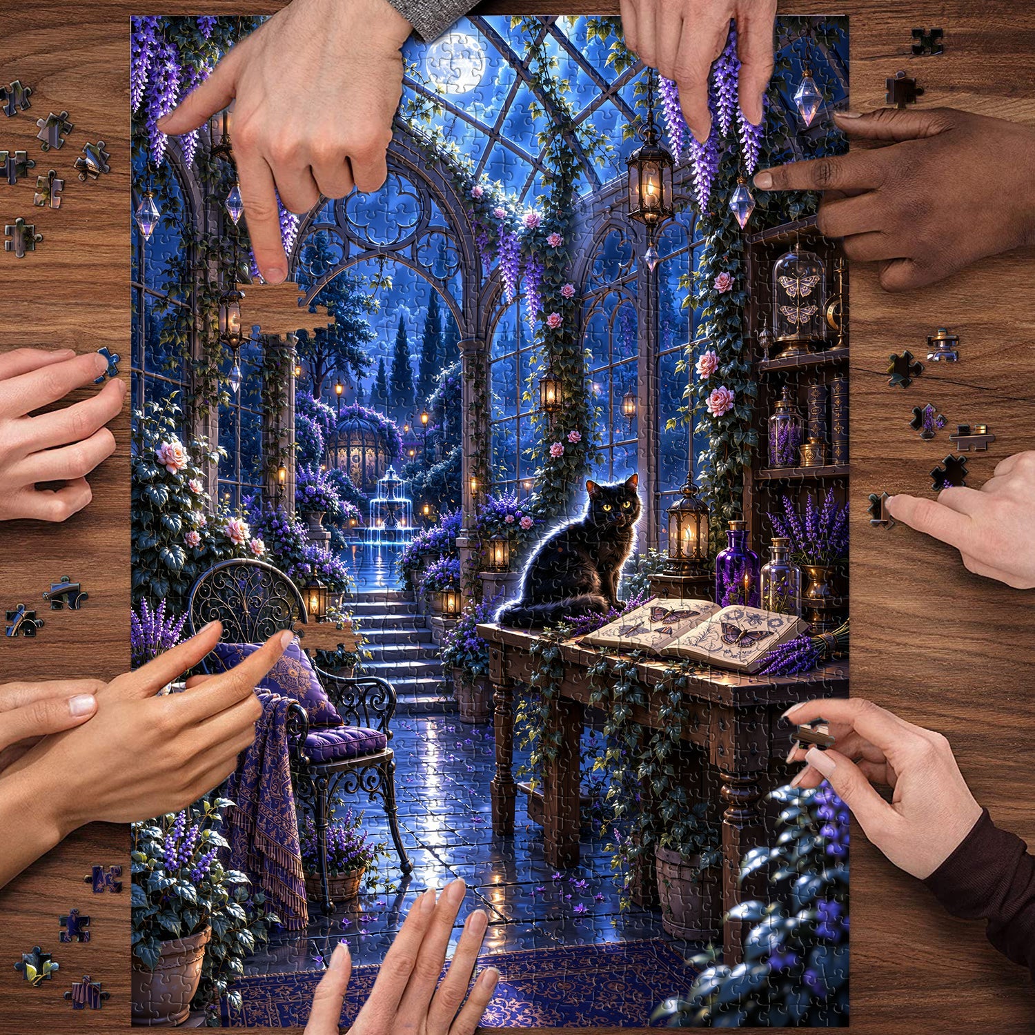 Gothic Glass Greenhouse Jigsaw Puzzle 1000 Pieces