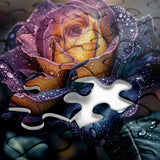 Rainbow Rose Jigsaw Puzzles 1000 Pieces