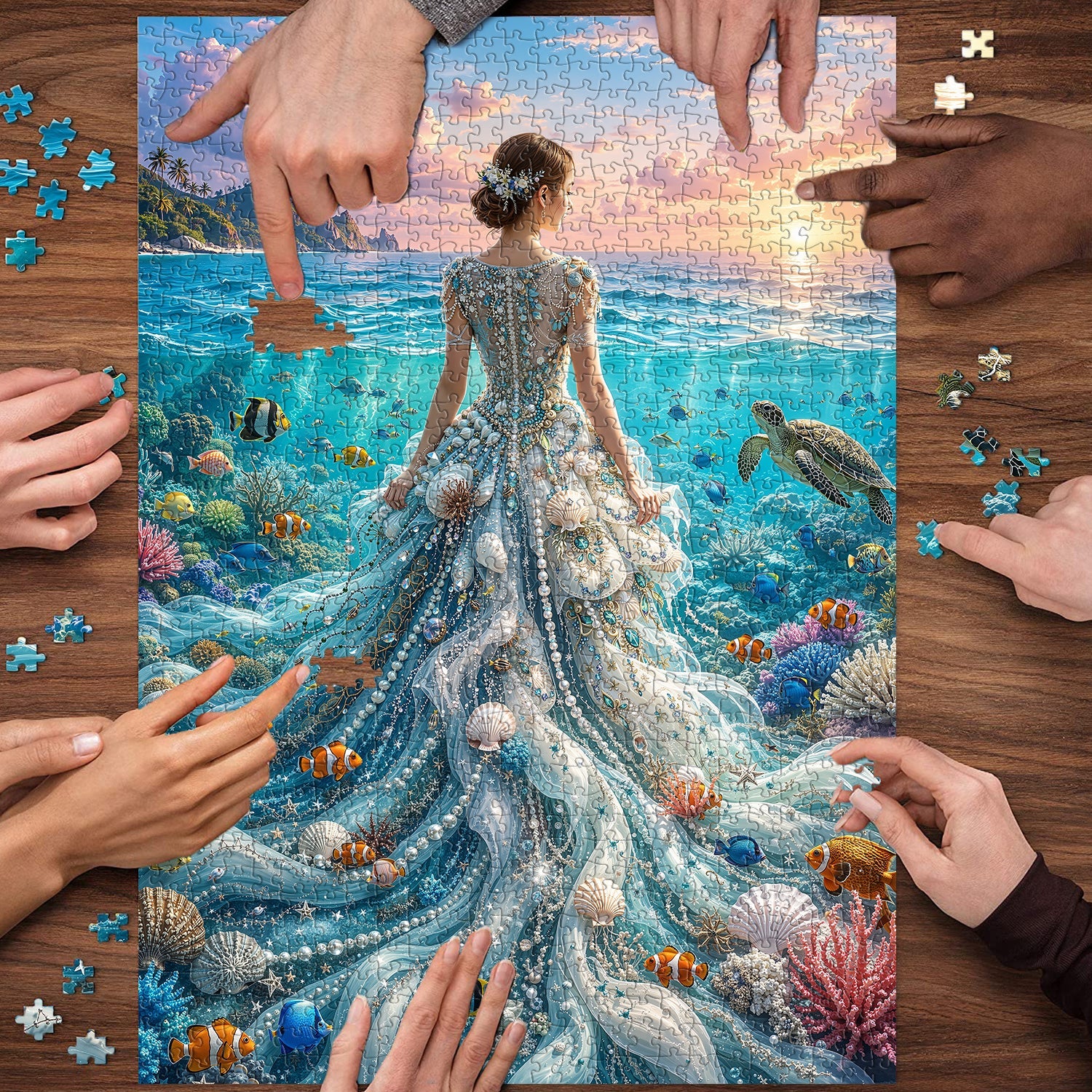 Tidal Skirt Jigsaw Puzzle 1000 Pieces