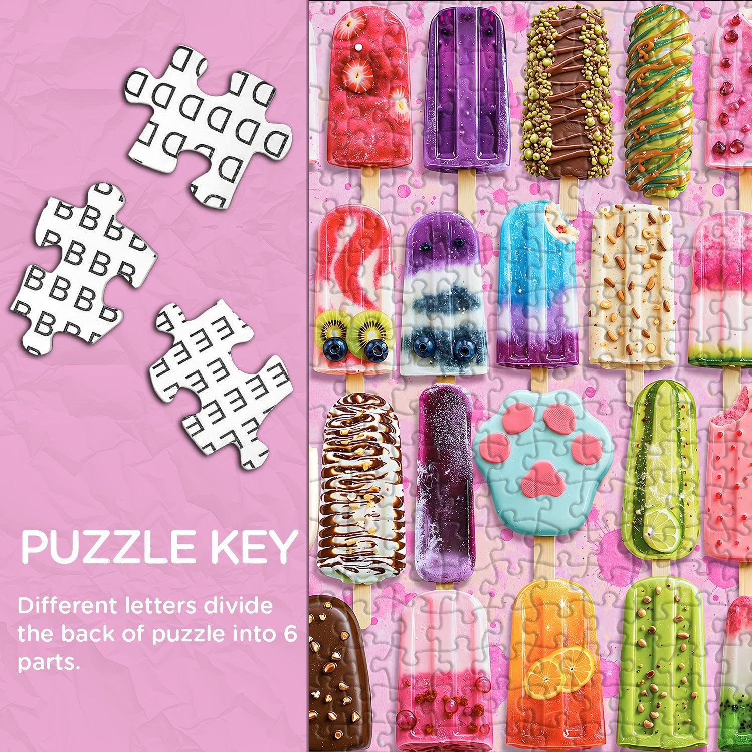 Popsicle Garden Jigsaw Puzzle 1000 Pieces