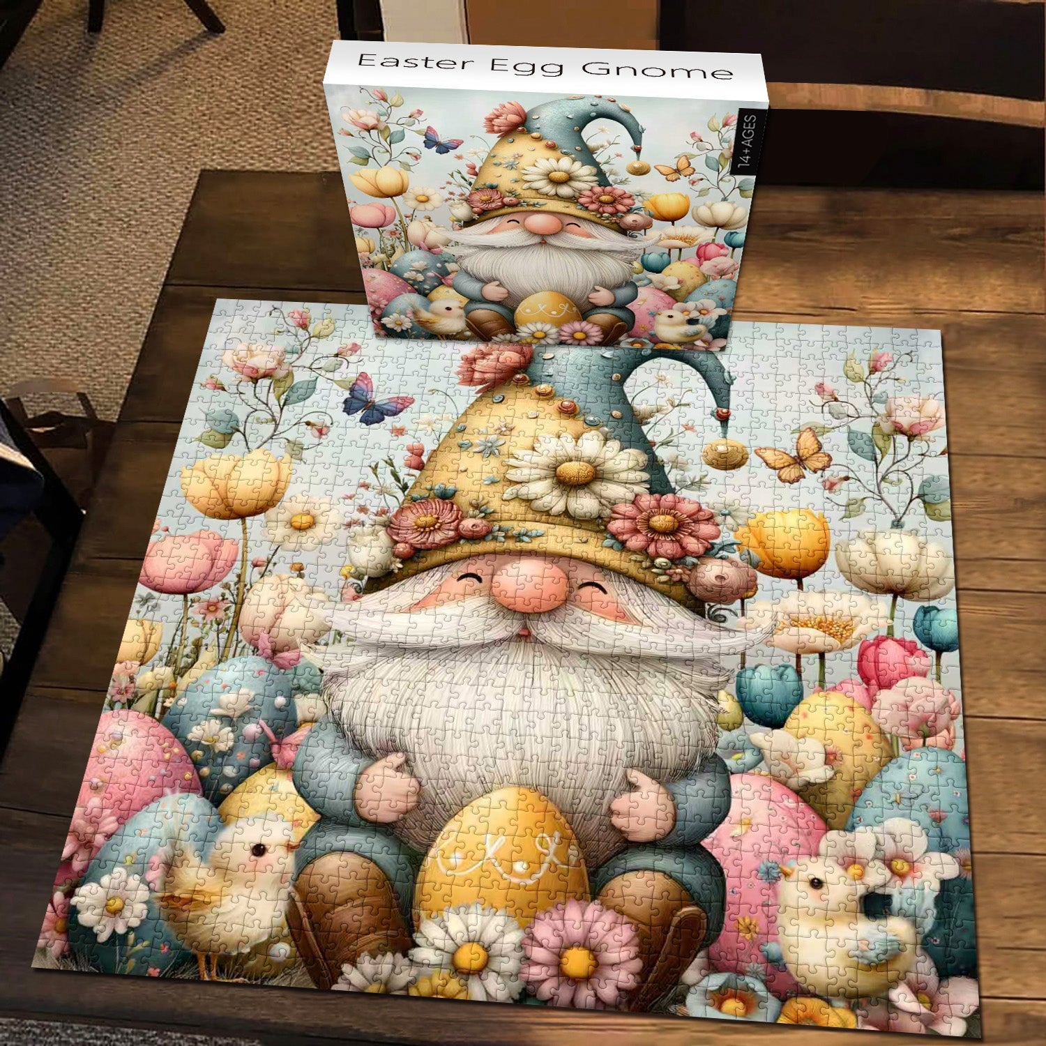 Easter Egg Gnome Jigsaw Puzzle 1000 Pieces
