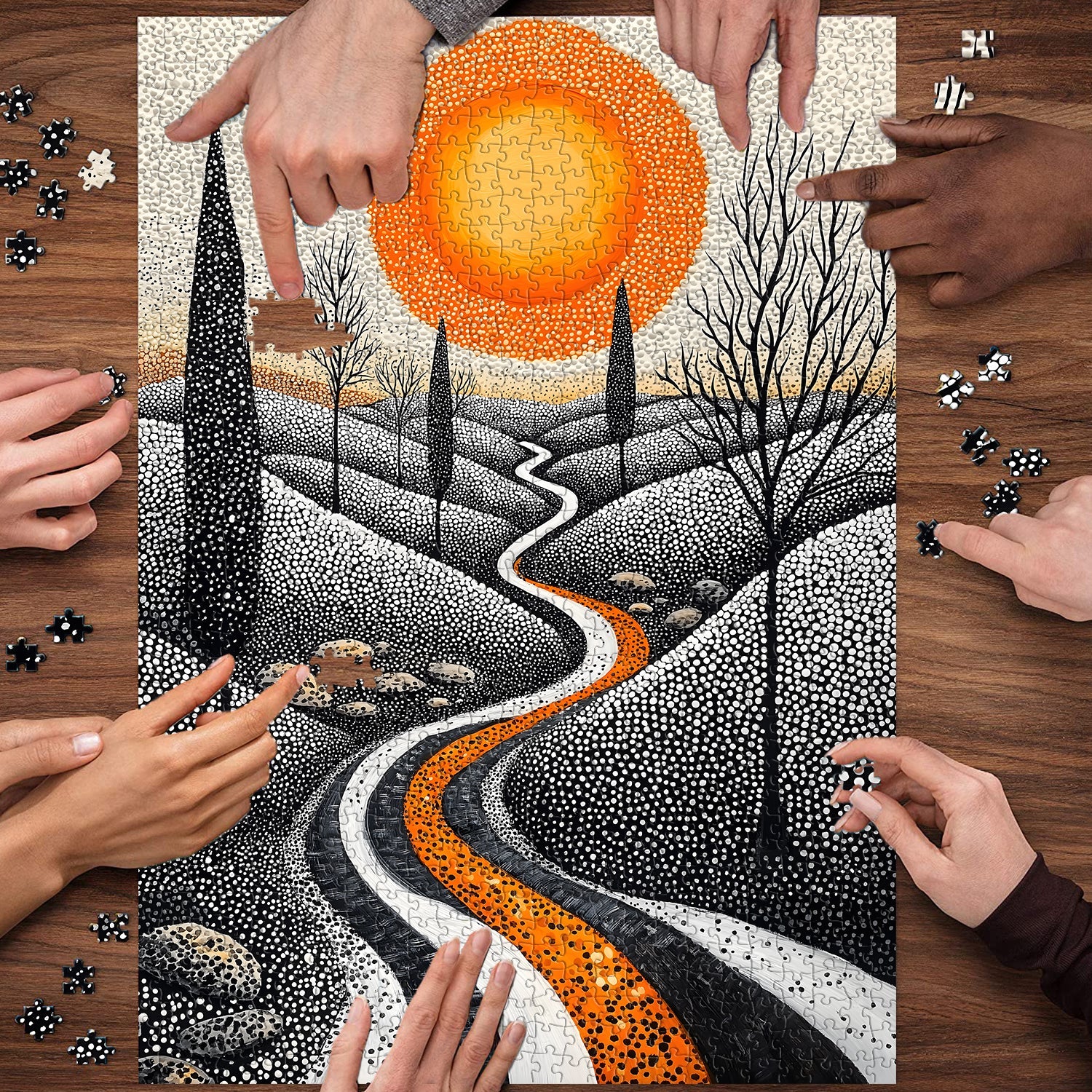 Sun Path Jigsaw Puzzle 1000 Pieces