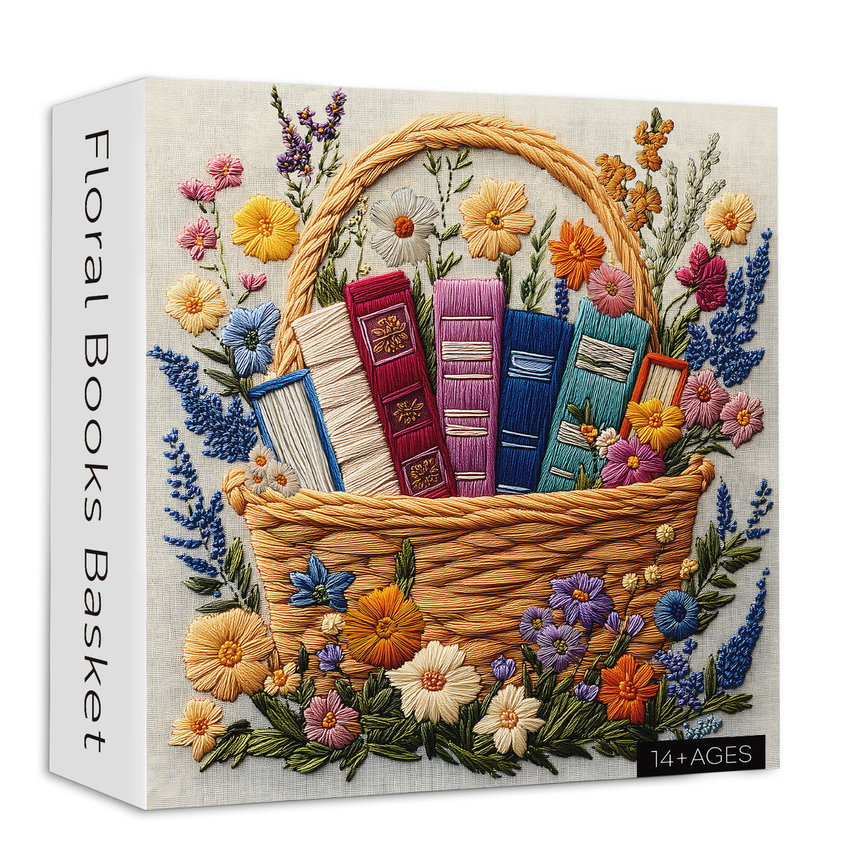 Floral Books Basket Jigsaw Puzzles 1000 Pieces