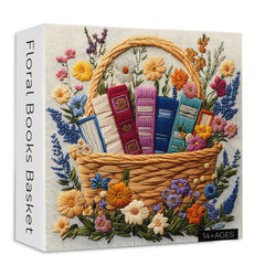Floral Books Basket Jigsaw Puzzles 1000 Pieces