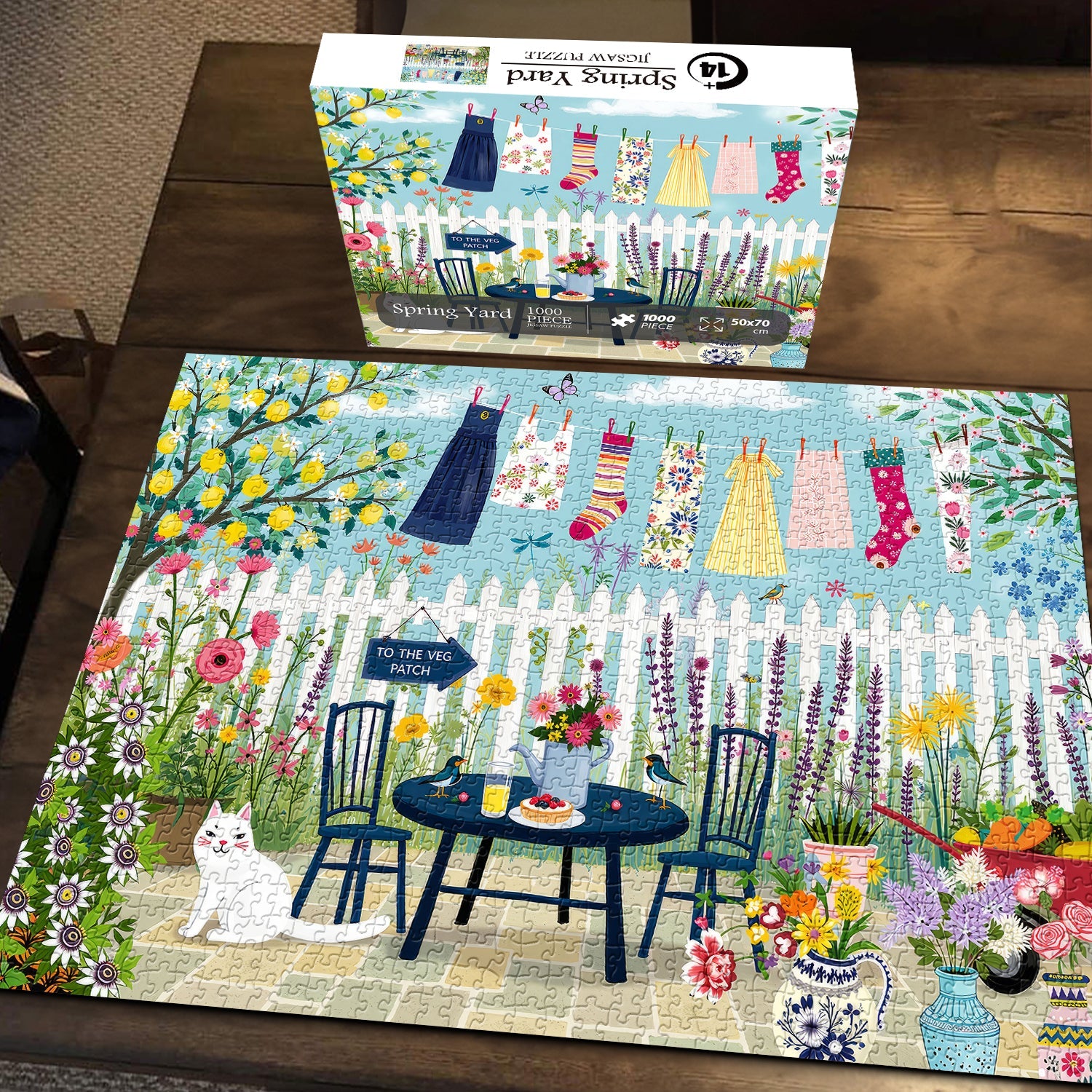 Spring Yard Jigsaw Puzzle 1000 Pieces